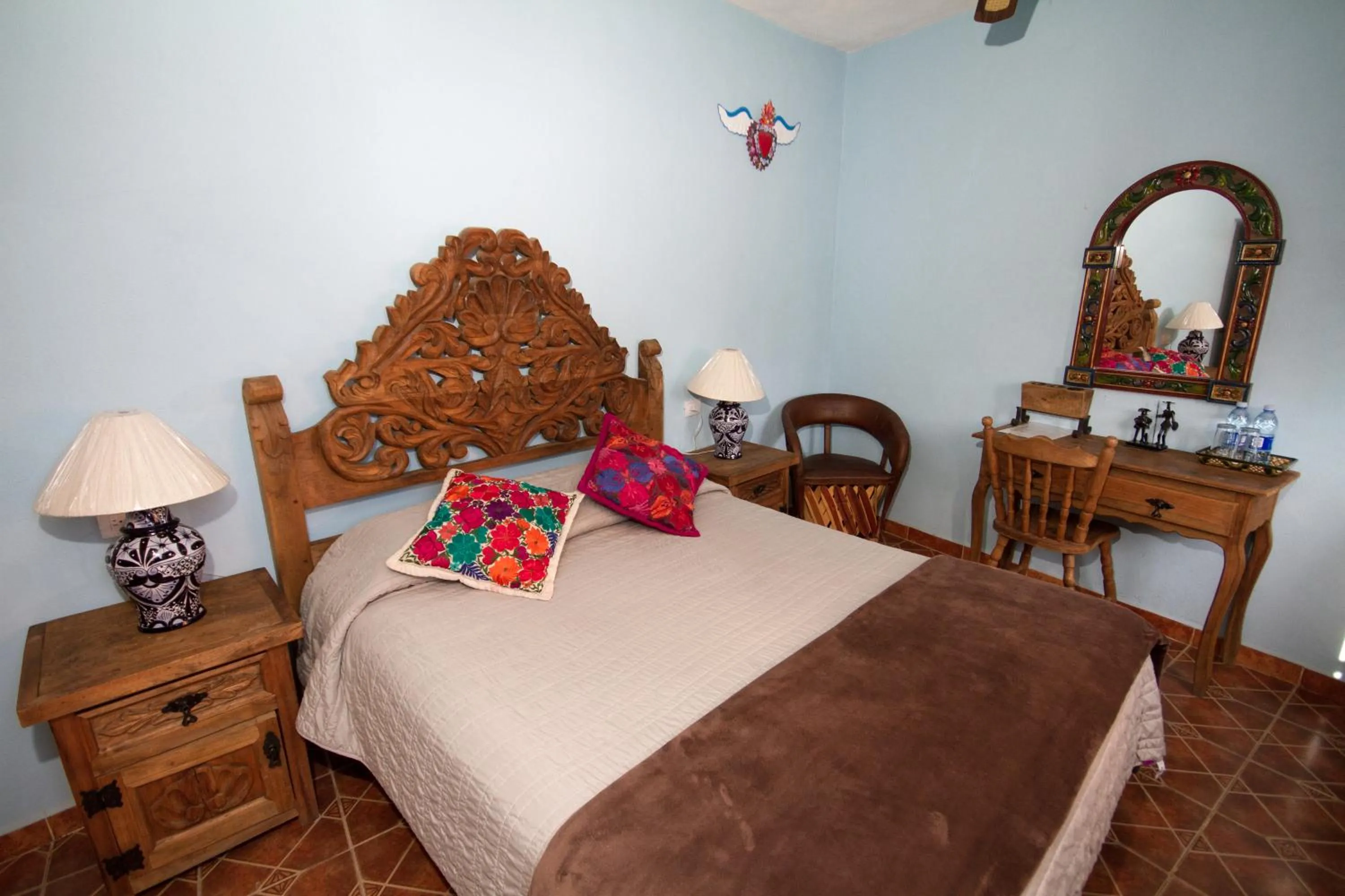 Bed in Posada Maria Luisa