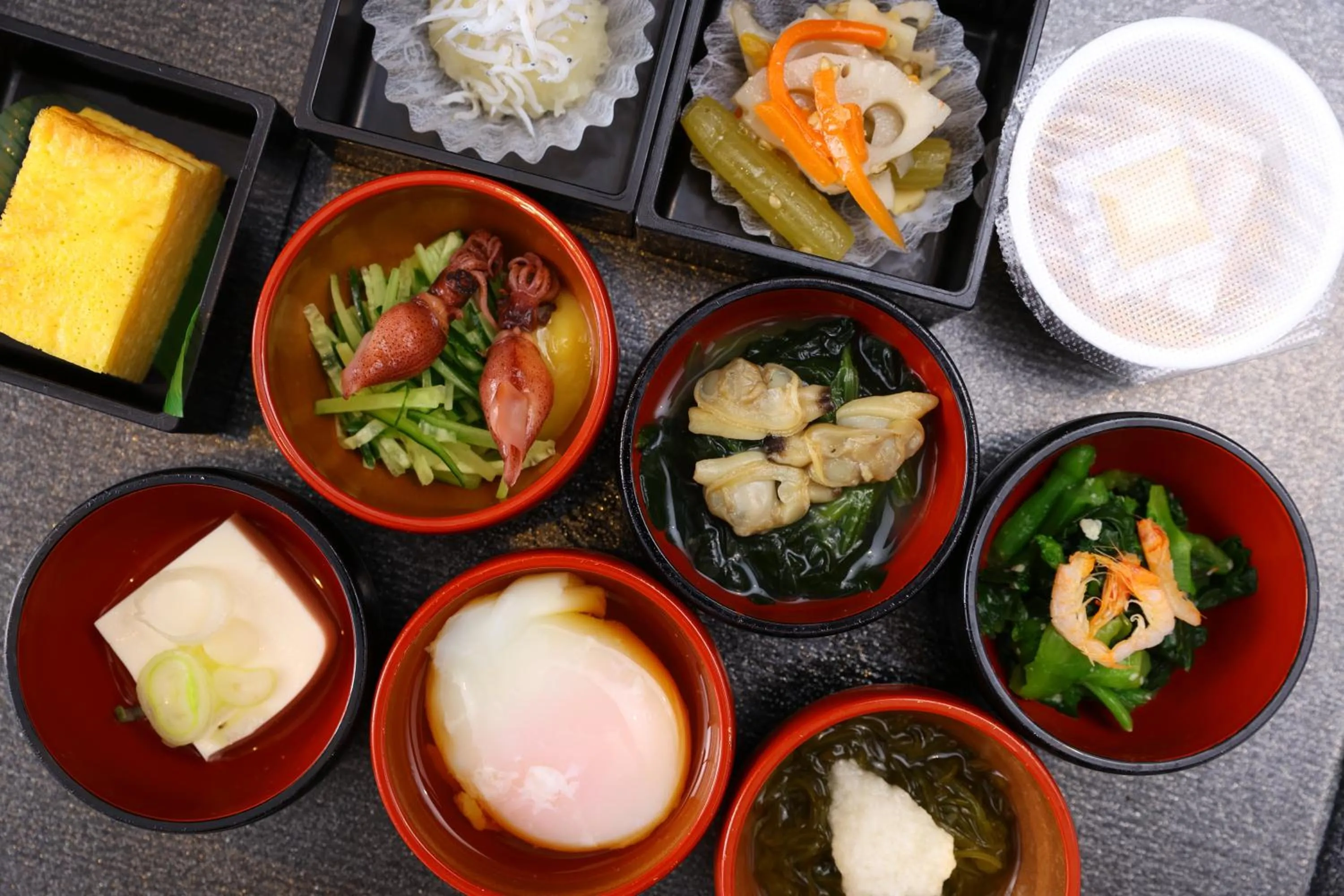 Breakfast in Onyado Nono Toyama Natural Hot Spring