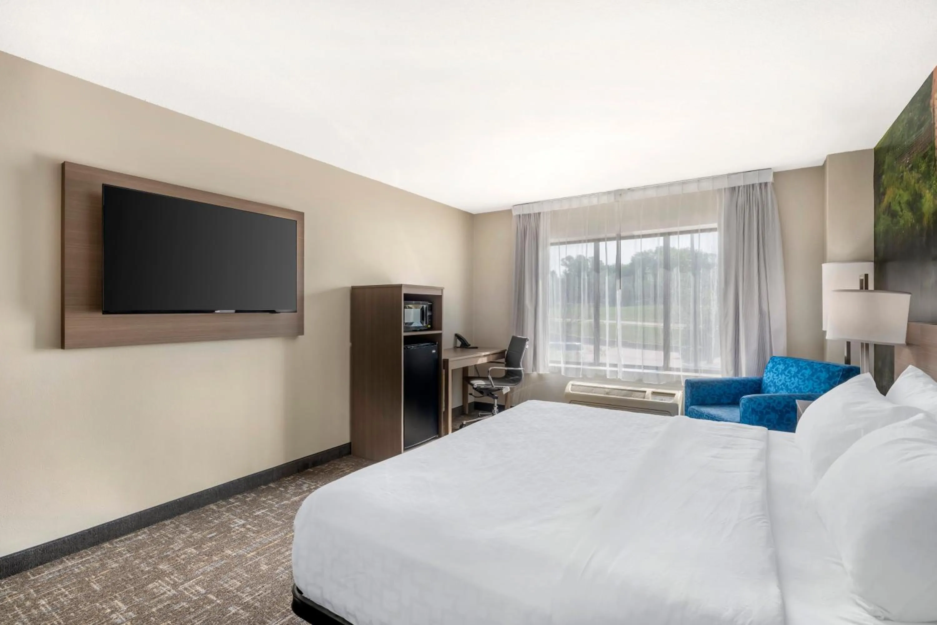 TV and multimedia, Bed in Clarion Pointe Sioux Falls Airport