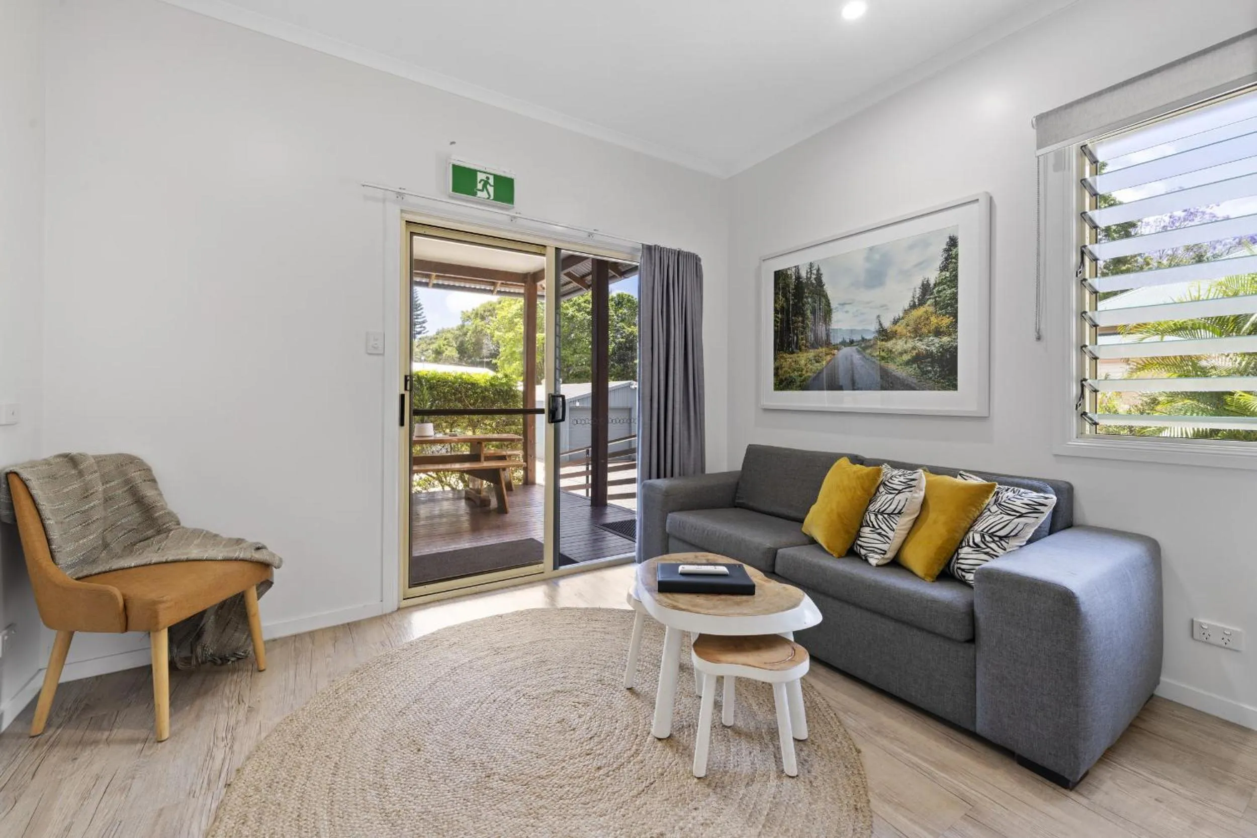 Living room in Blue Summit Hideaway