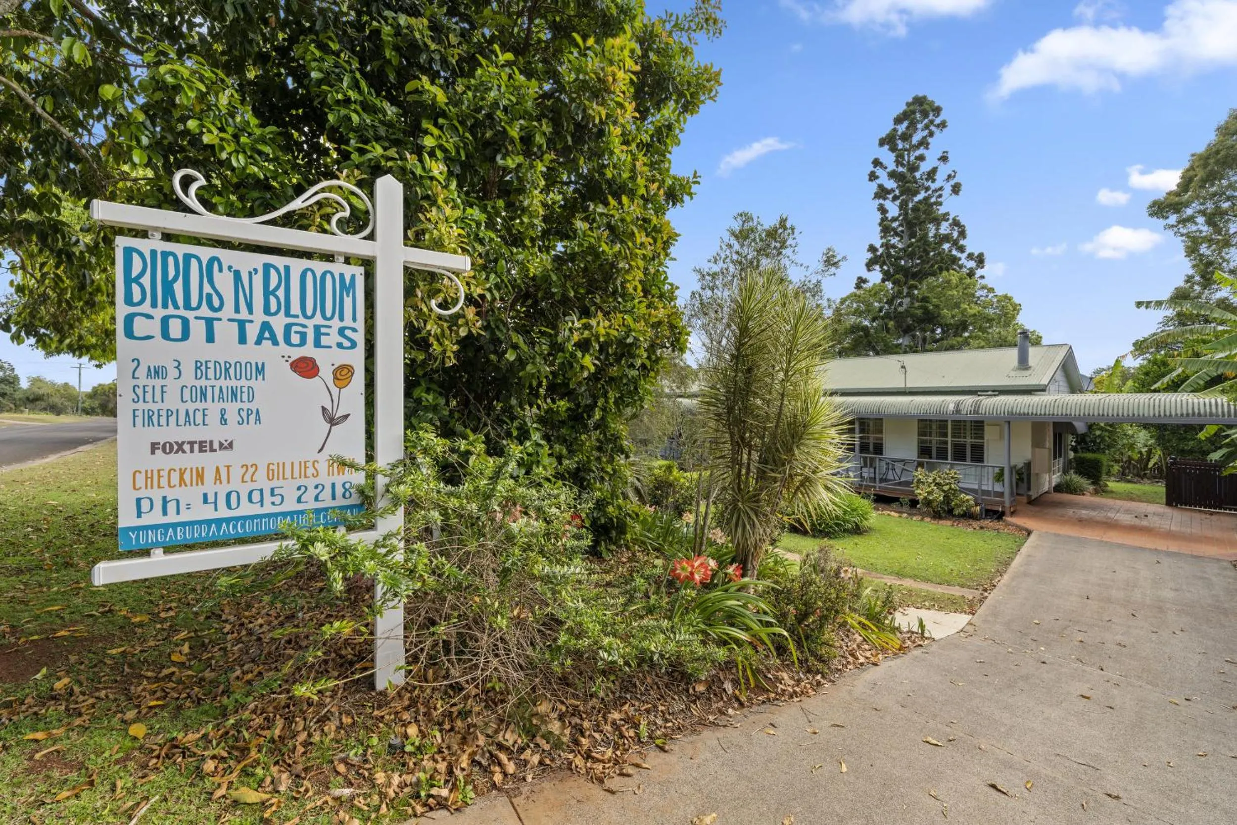 Property building in Birds 'n' Bloom Cottages