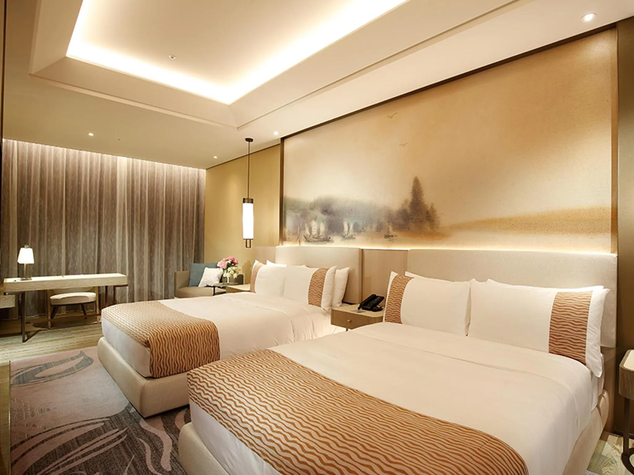 Bed in Grand Mayfull Taipei