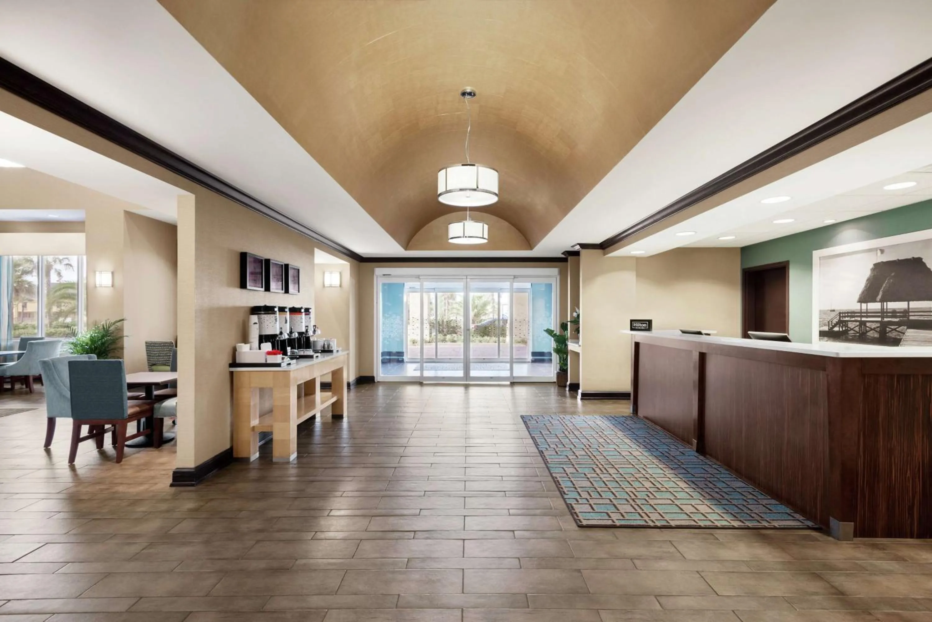 Lobby or reception in Hampton Inn & Suites Brunswick