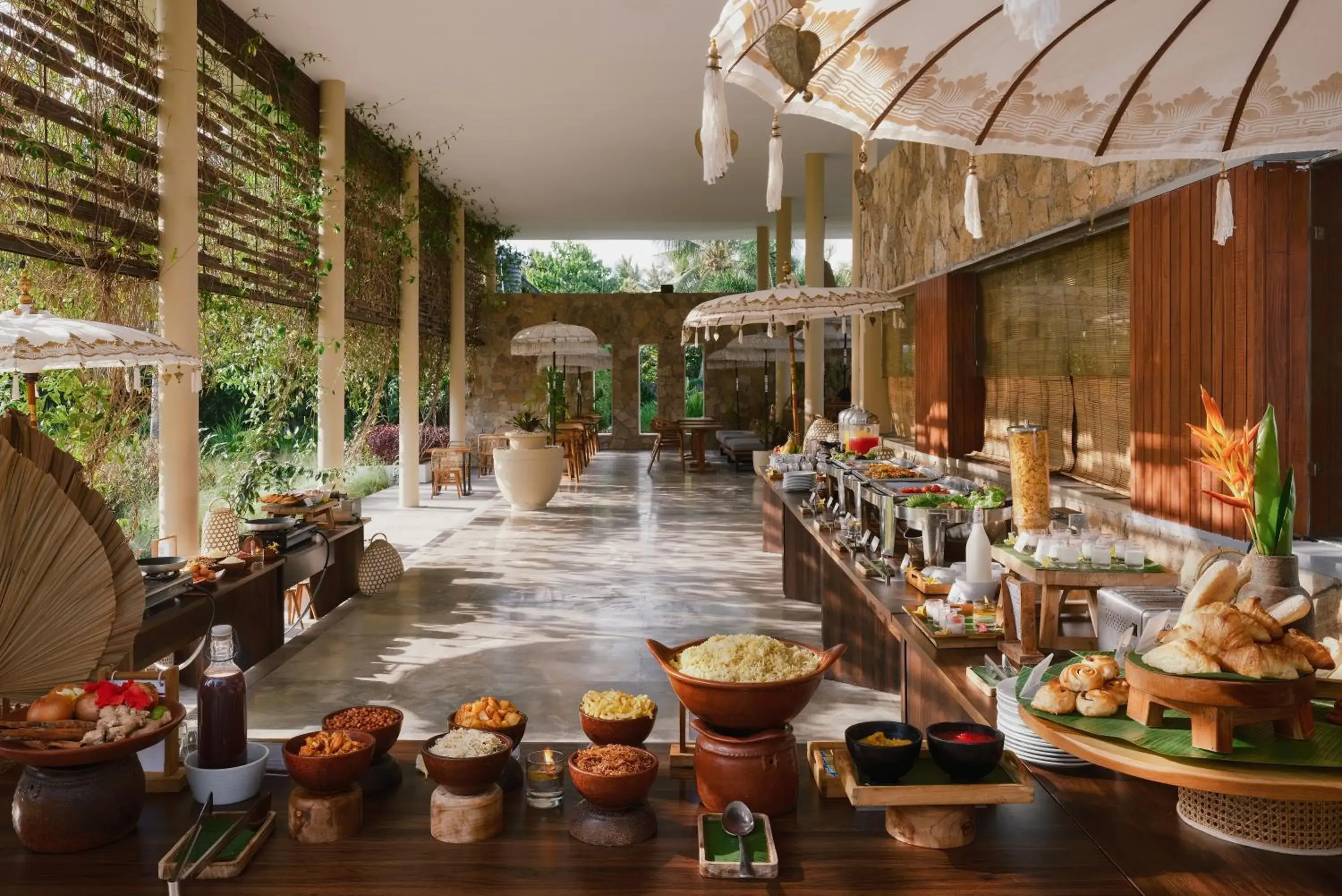 Buffet breakfast in Origin Lombok Buffet breakfast in Origin Lombok