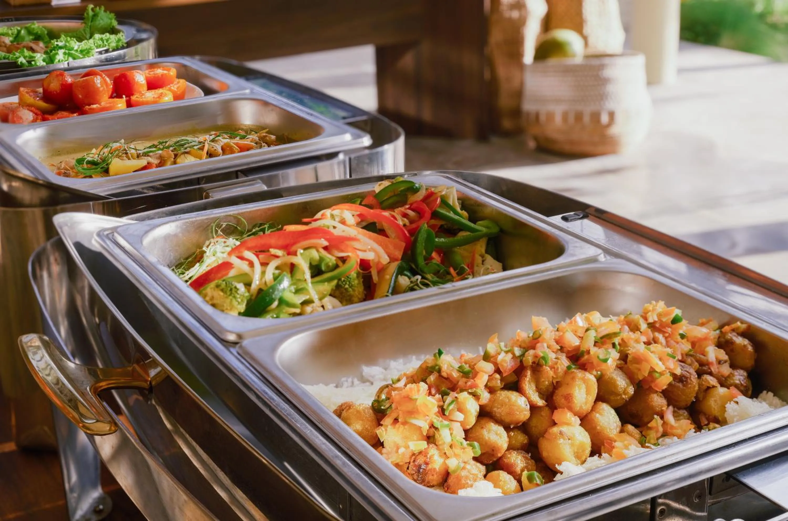 Buffet breakfast in Origin Lombok