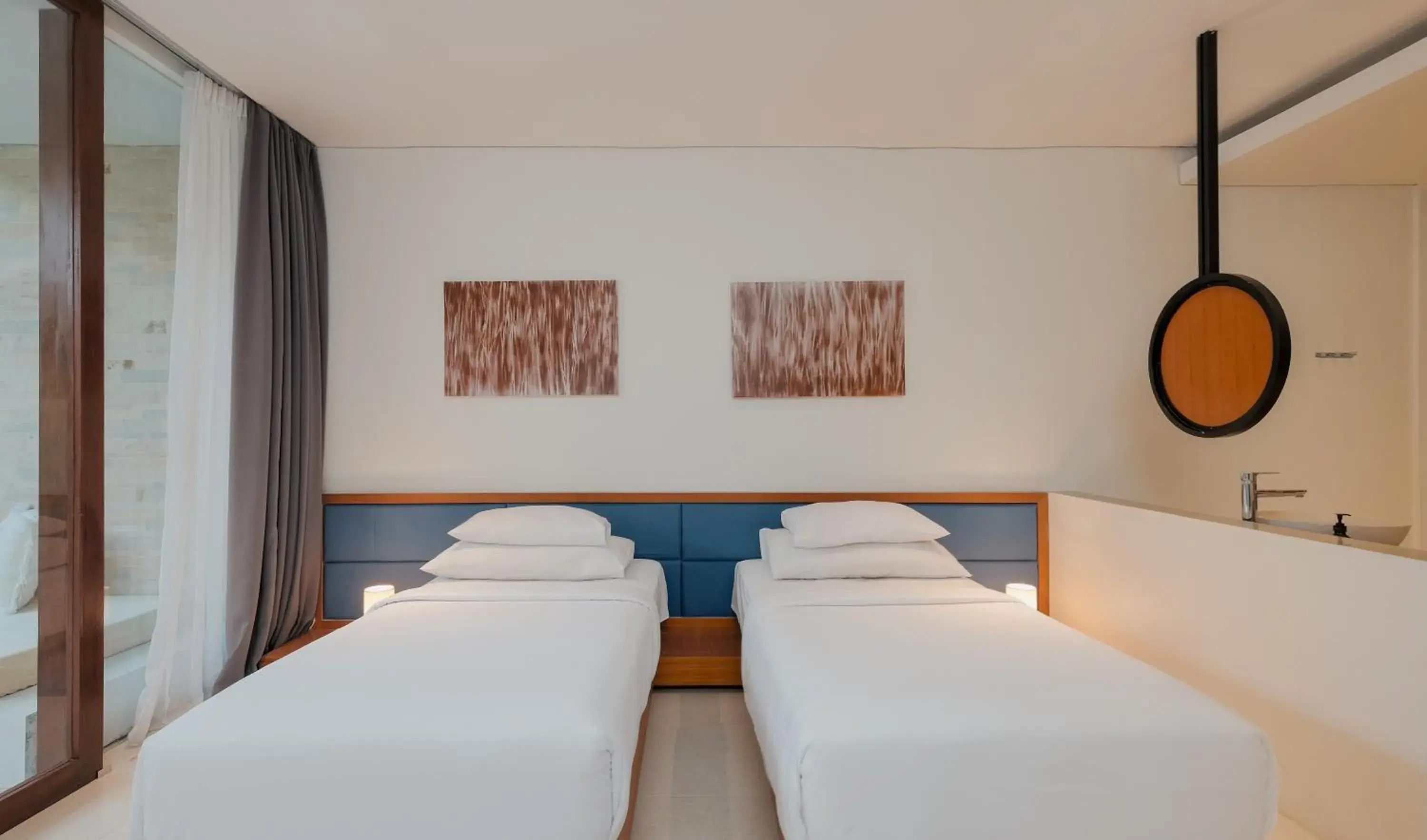 Deluxe Twin Room with Garden View in Origin Lombok Deluxe Twin Room with Garden View in Origin Lombok