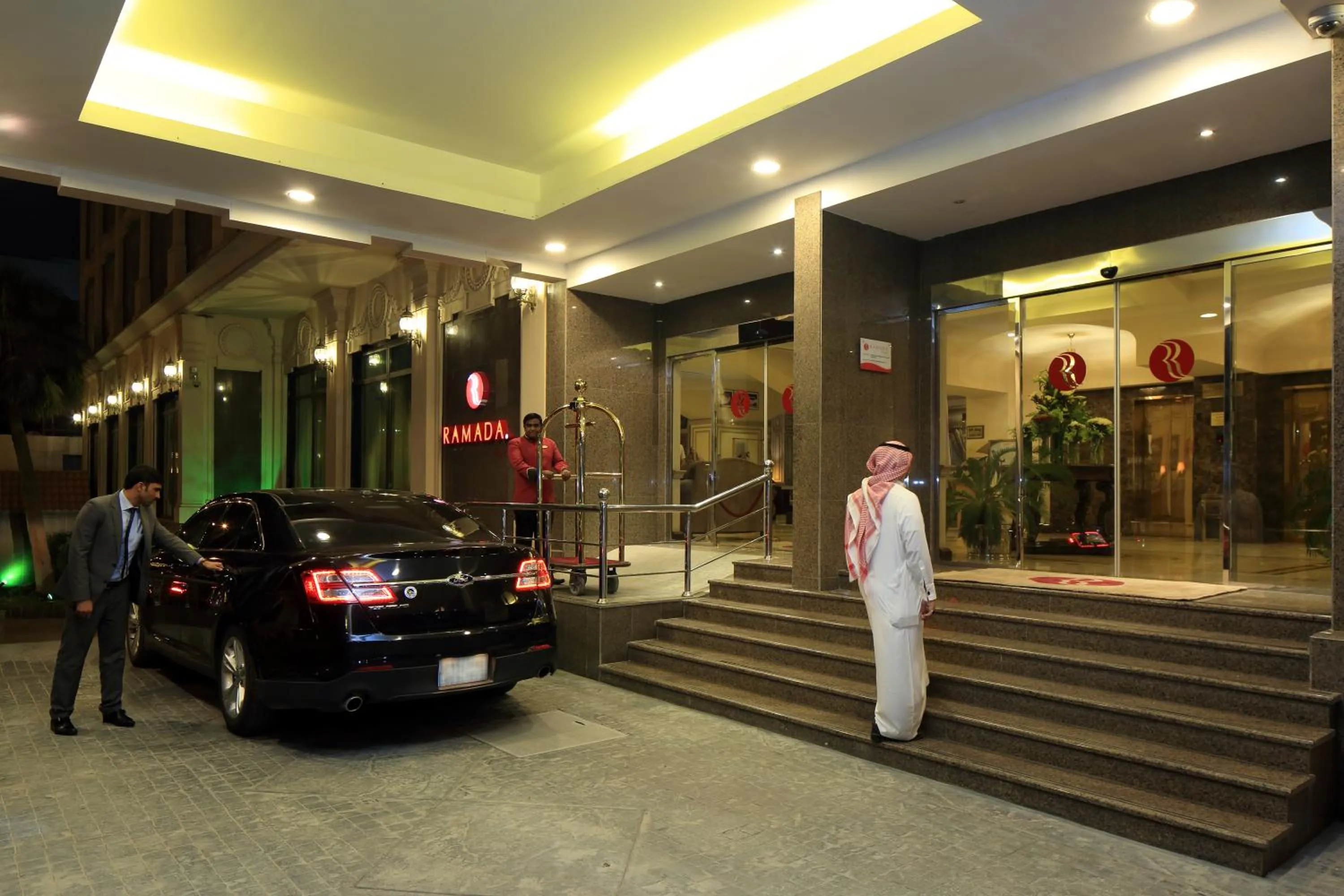 Facade/entrance in Ramada Riyadh Hotel