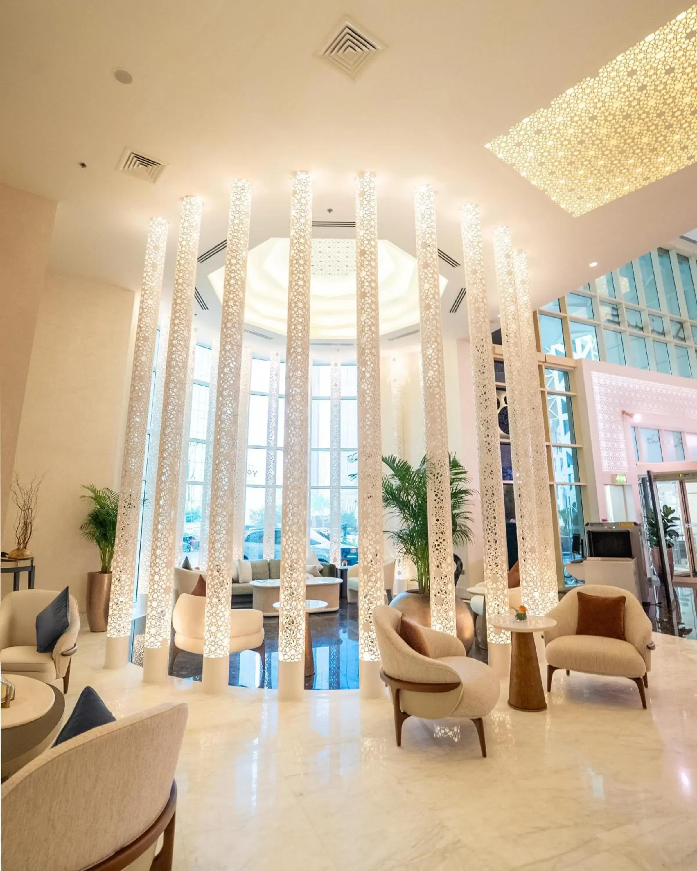 Lobby or reception in Kempinski Residences & Suites, Doha Lobby or reception in Kempinski Residences & Suites, Doha