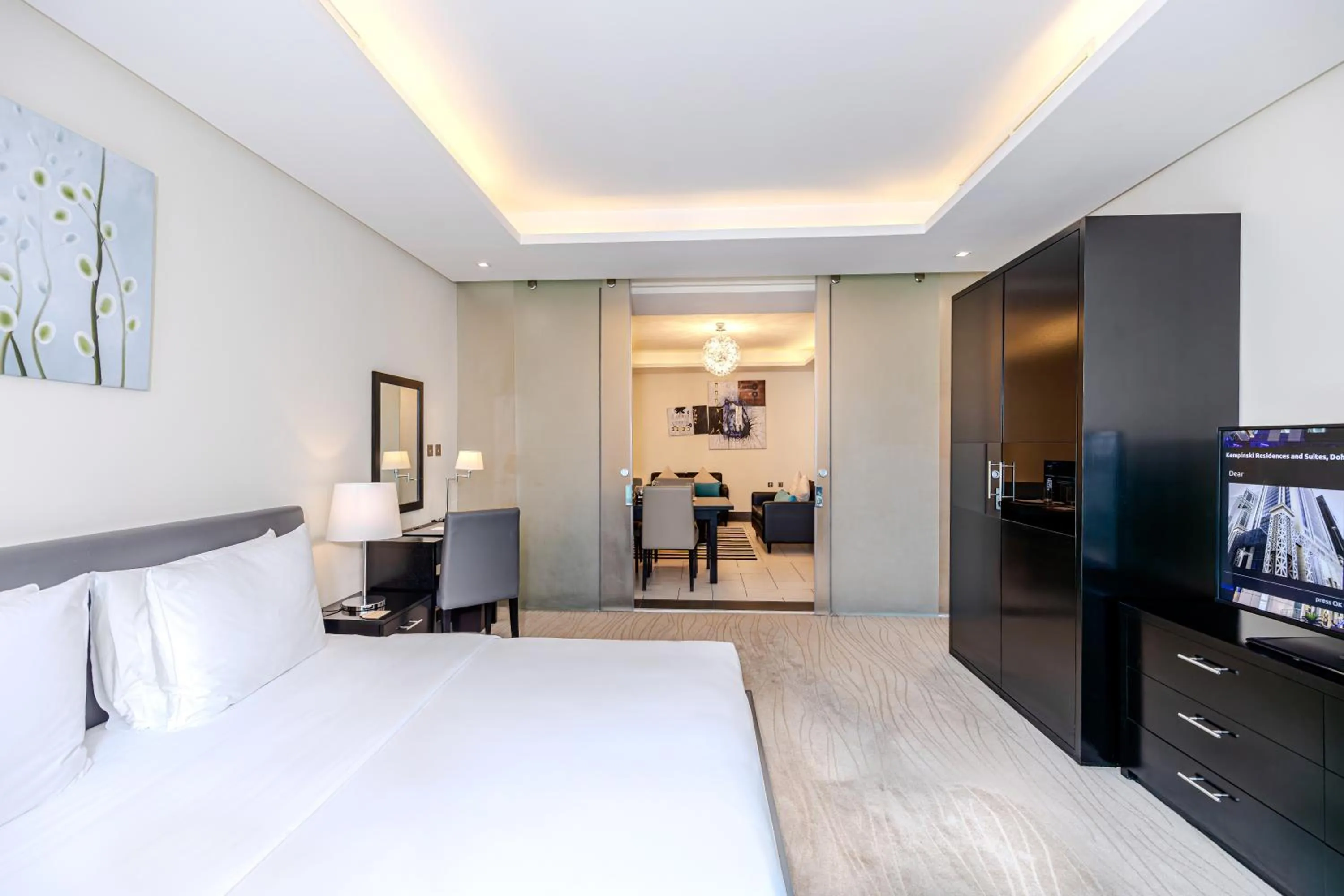 Bedroom, Bed in Kempinski Residences & Suites, Doha