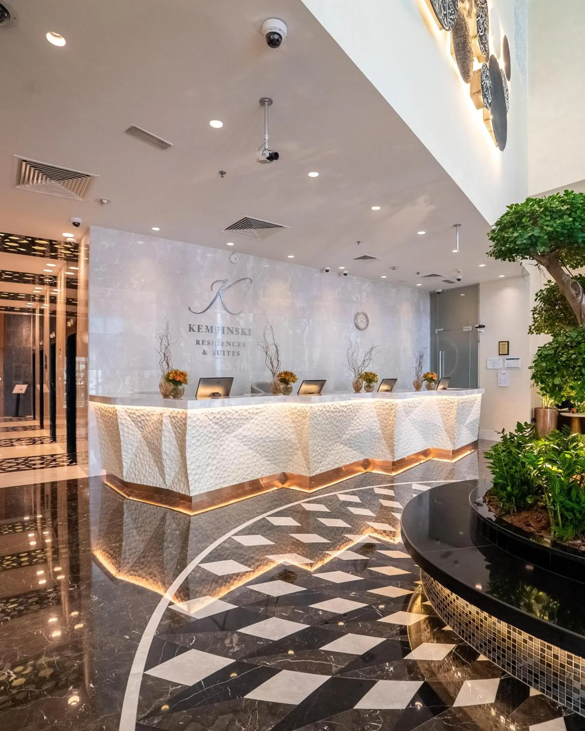 Lobby or reception in Kempinski Residences & Suites, Doha Lobby or reception in Kempinski Residences & Suites, Doha
