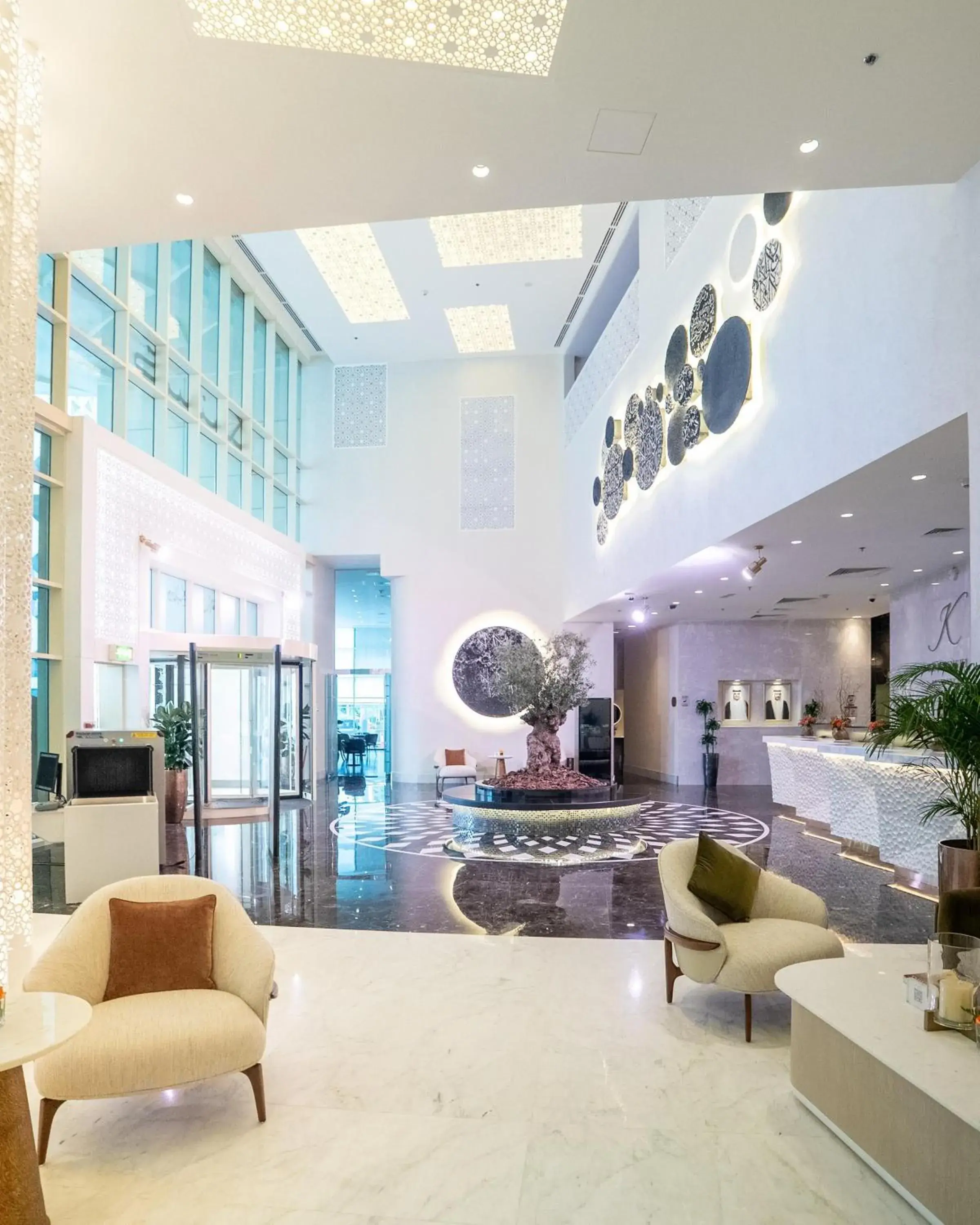 Lobby or reception in Kempinski Residences & Suites, Doha Lobby or reception in Kempinski Residences & Suites, Doha