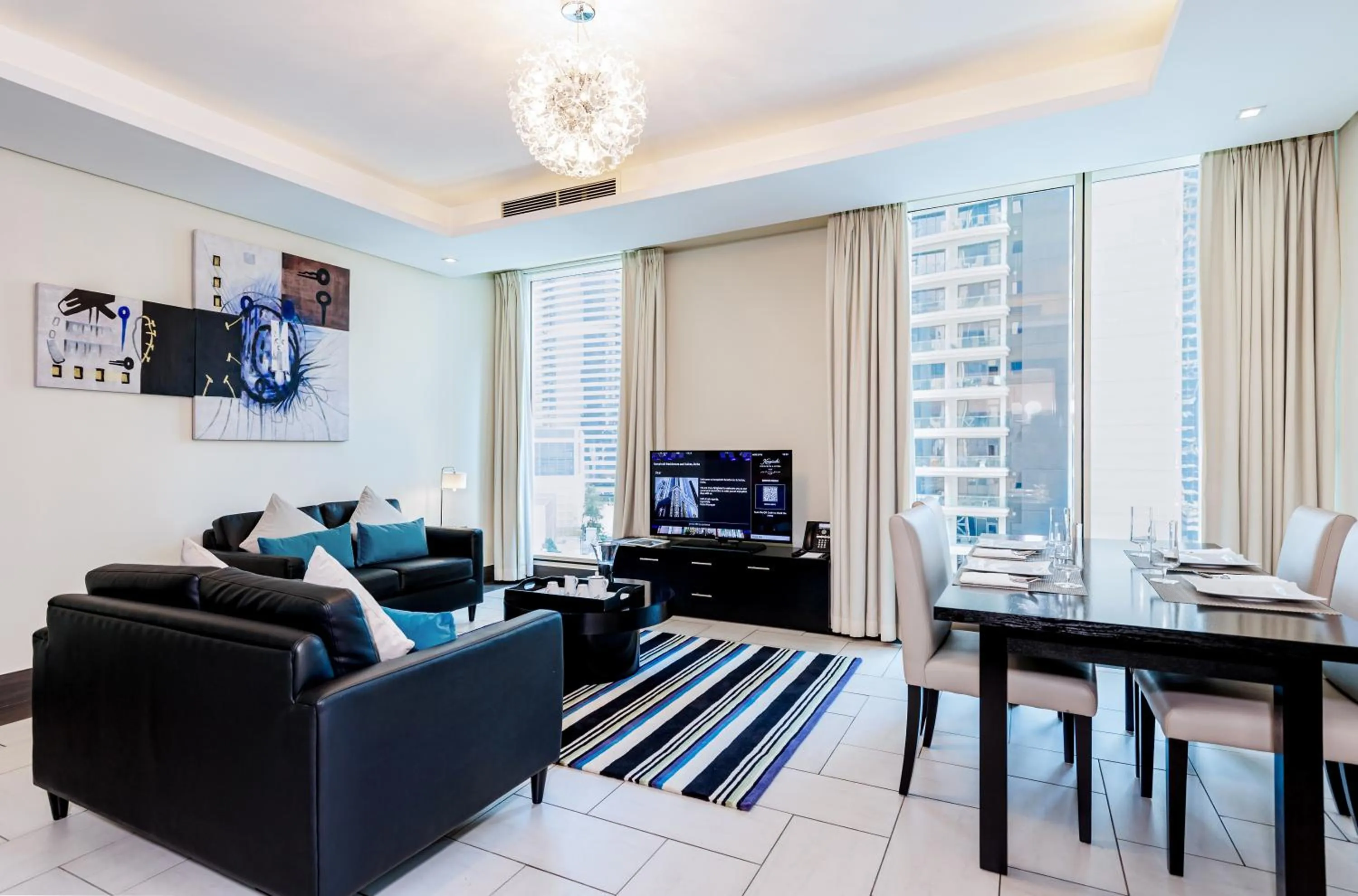 Living room in Kempinski Residences & Suites, Doha