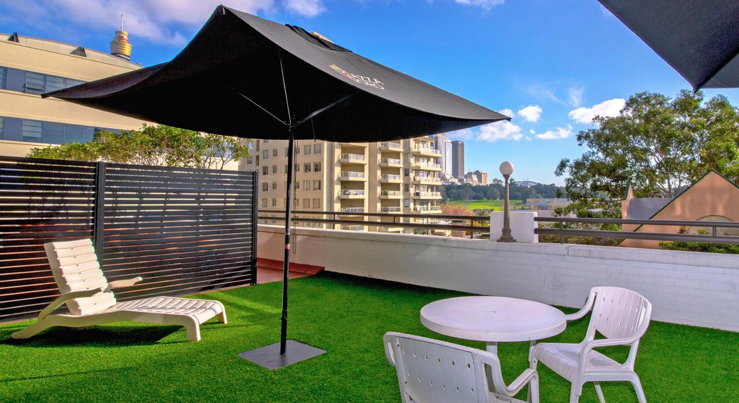 Patio in The Sydney Boulevard Hotel