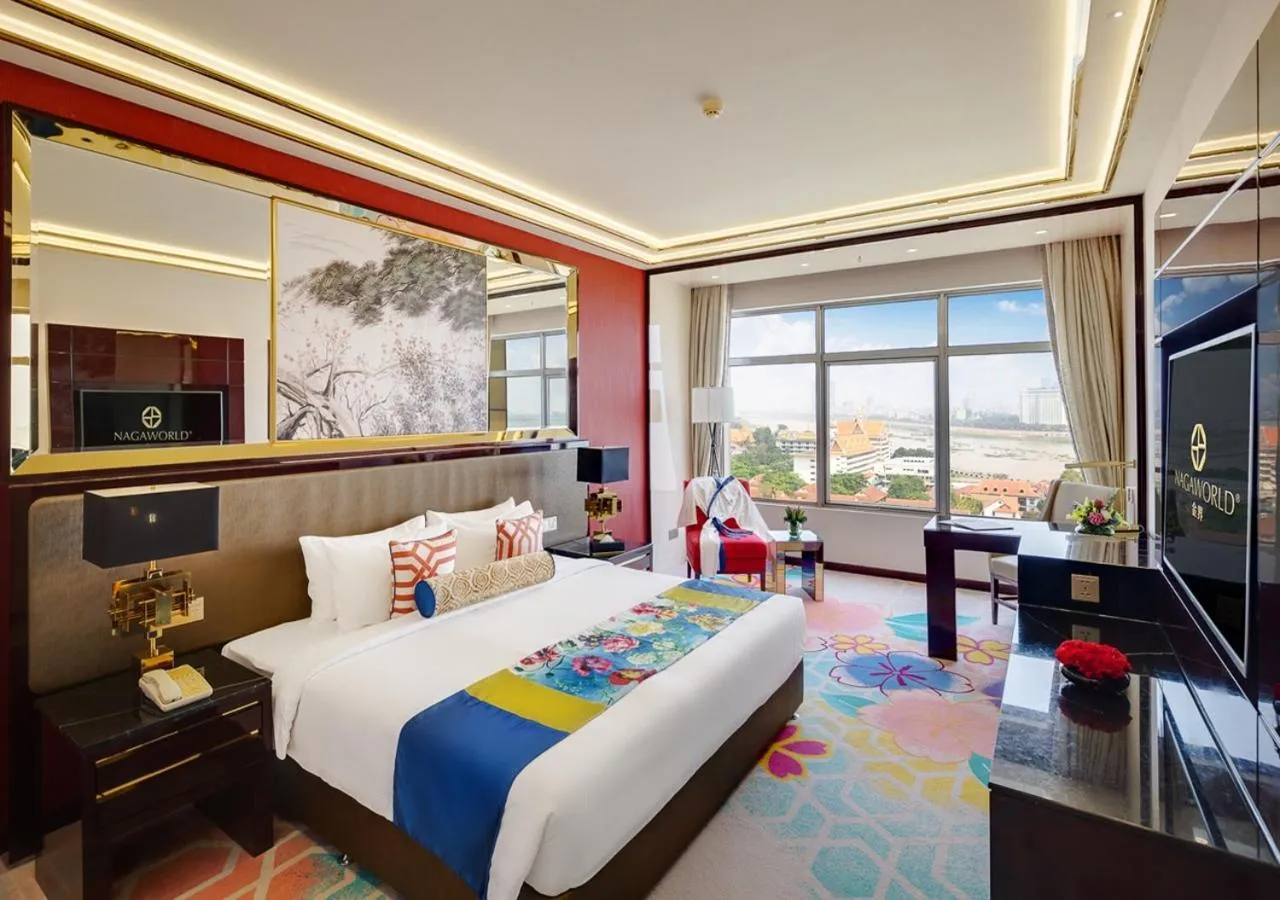 Bed in NagaWorld Hotel & Entertainment Complex