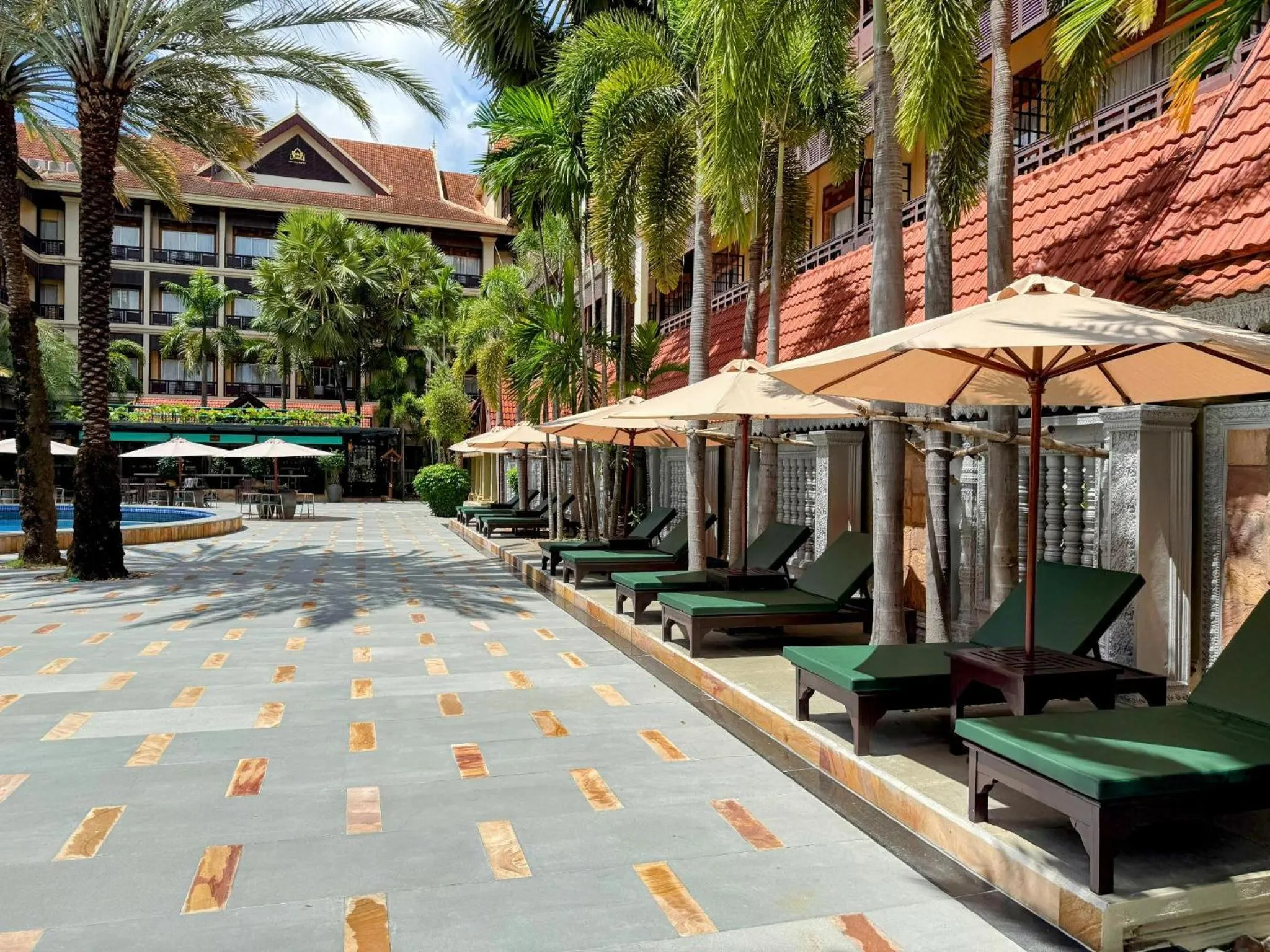 Seating area in Empress Angkor Resort & Spa