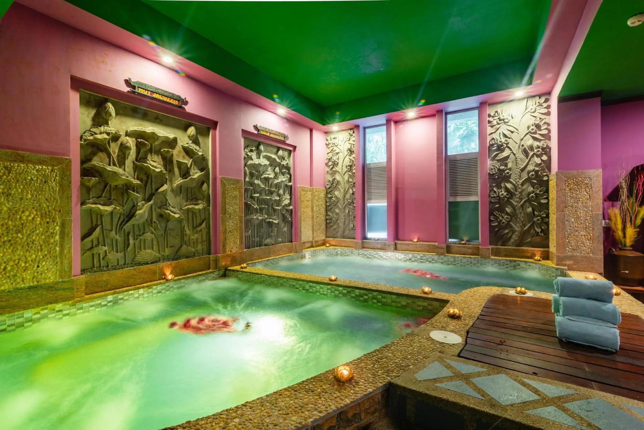 Hot Spring Bath in Empress Angkor Resort & Spa