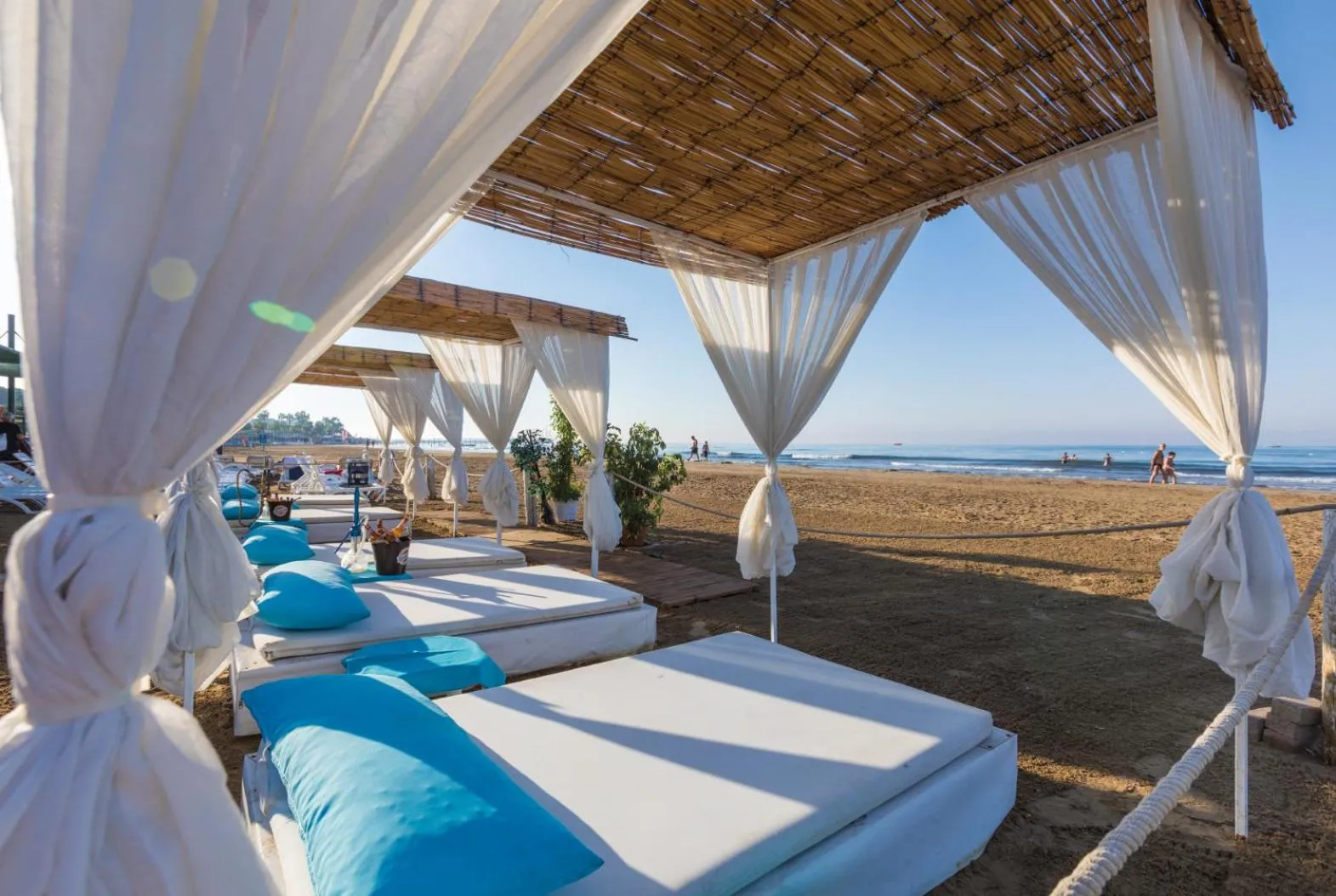 Beach in Helios Hotel