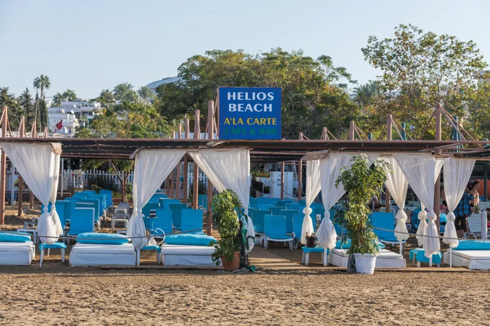 Beach in Helios Hotel Beach in Helios Hotel