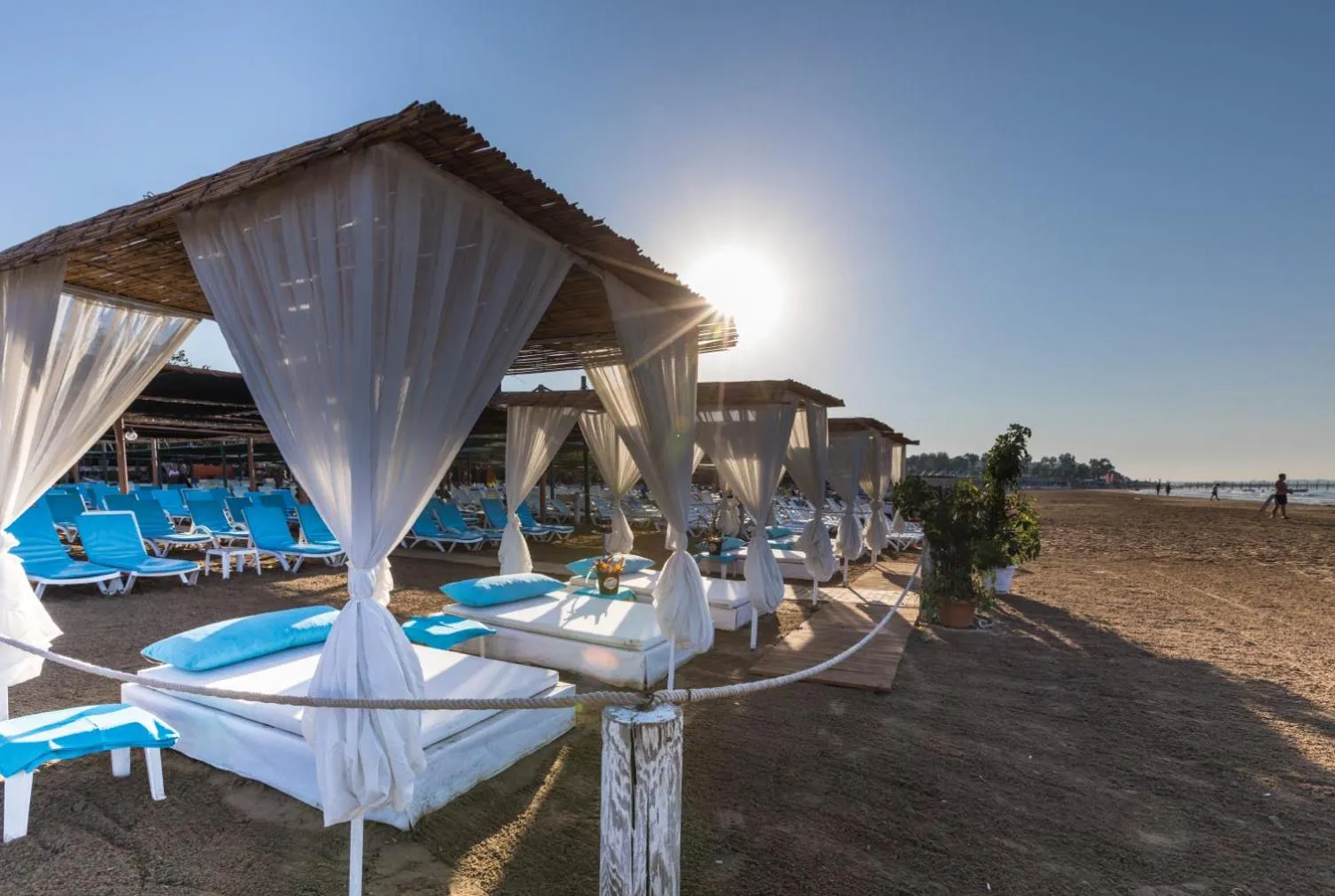 Beach in Helios Hotel