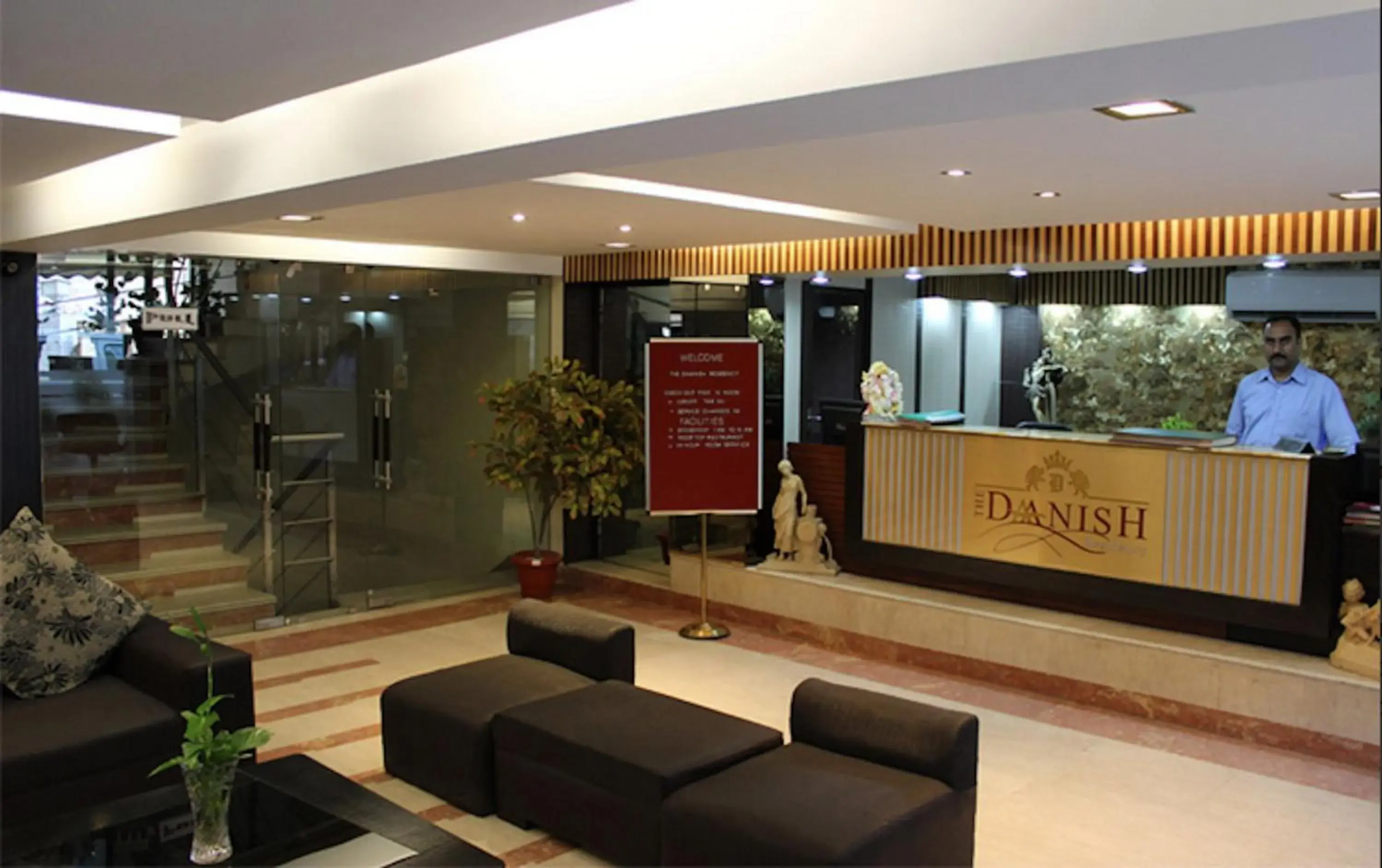 Lobby or reception in Hotel The Daanish Residency - Karol Bagh Lobby or reception in Hotel The Daanish Residency - Karol Bagh