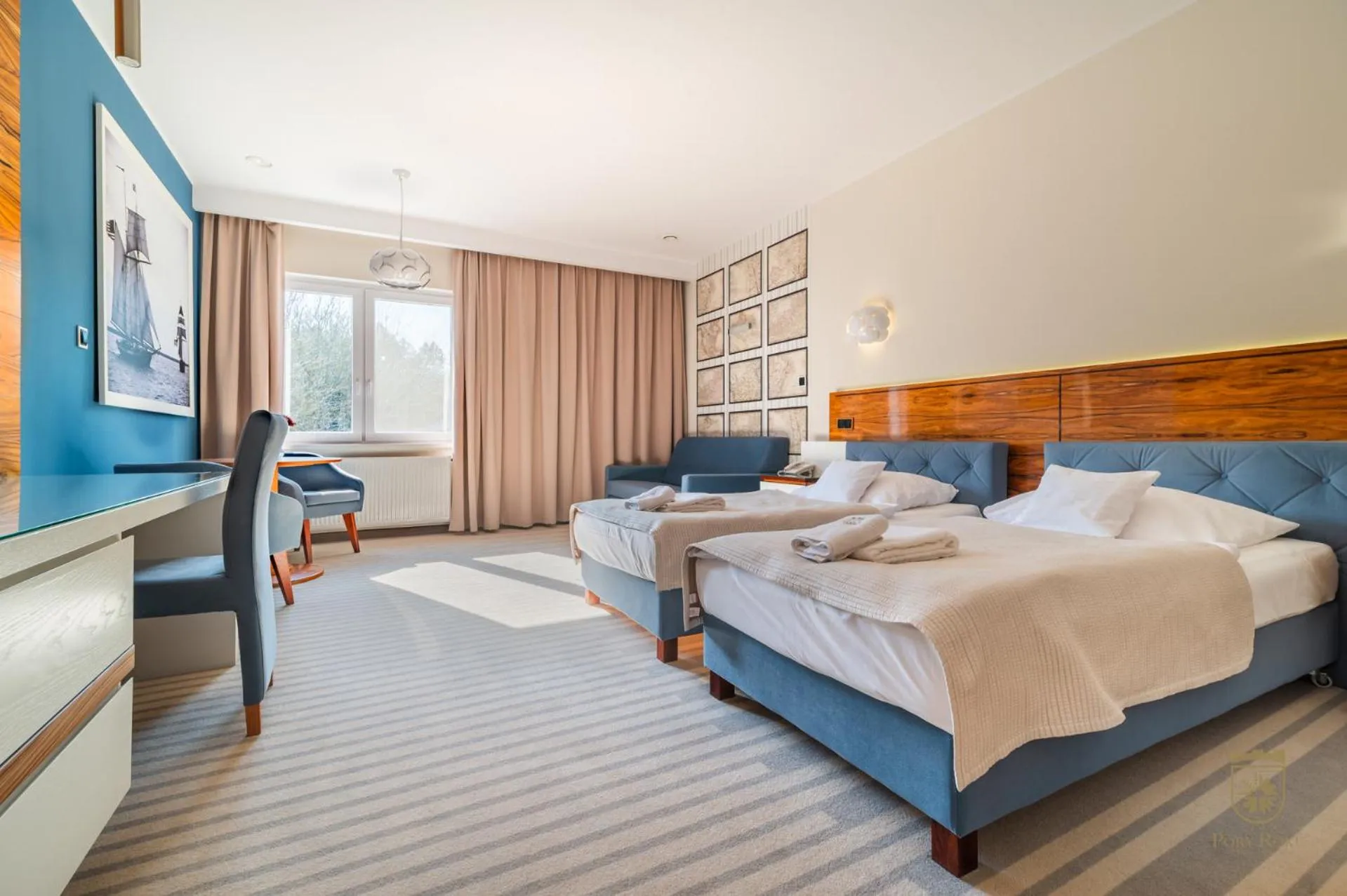 Bed in Hotel Pory Roku