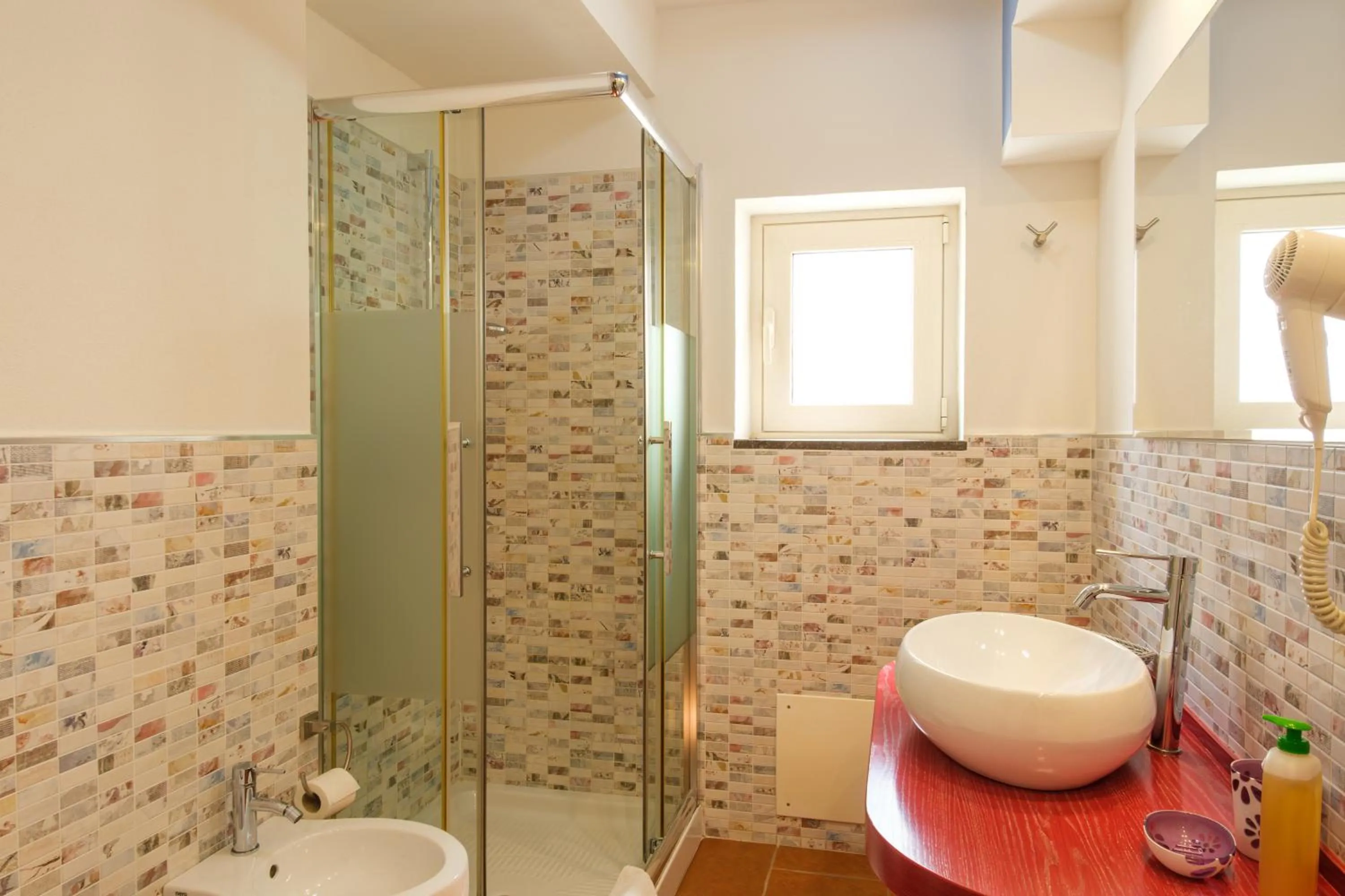 Shower in Villa Piana