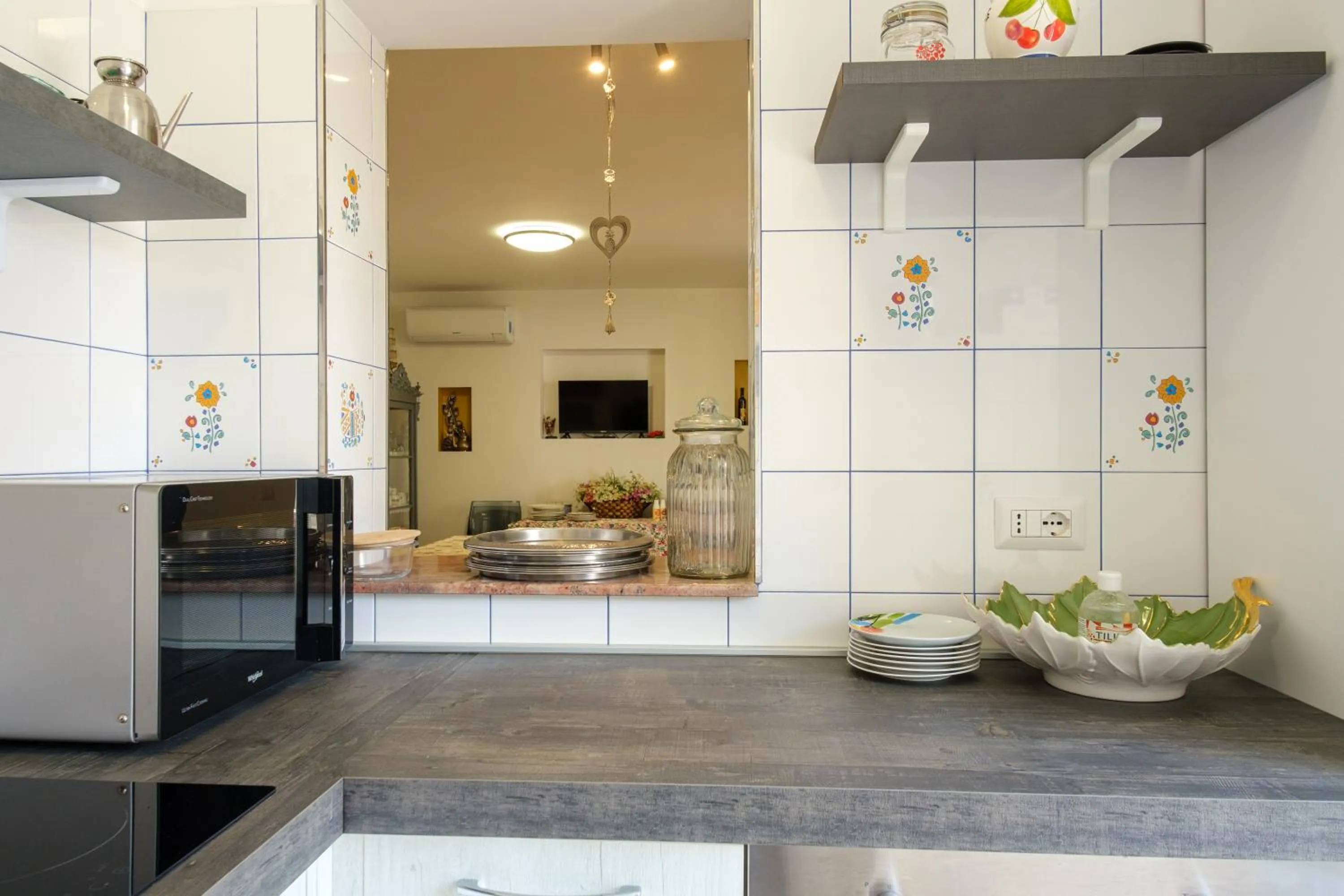 Kitchen or kitchenette in Villa Piana