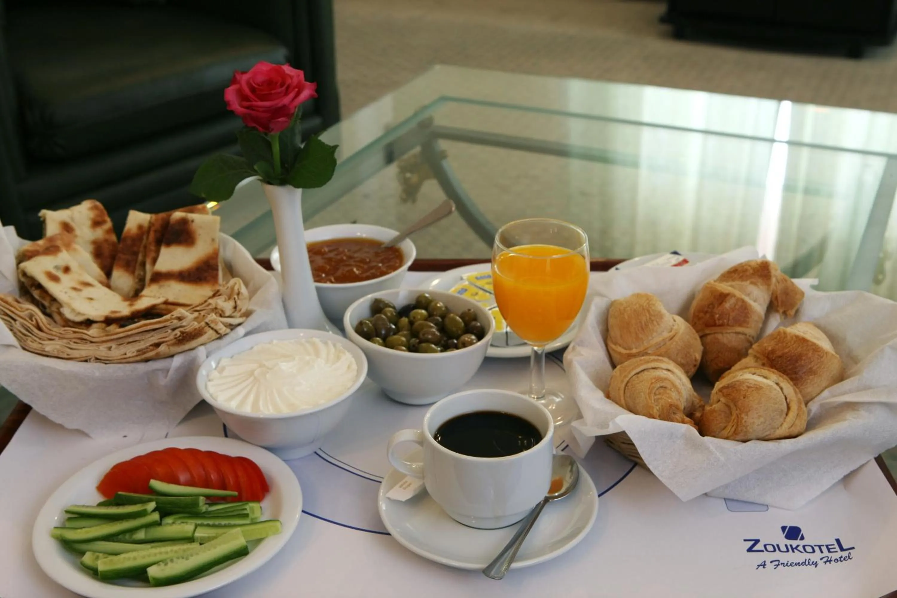 Breakfast in Zoukotel Hotel