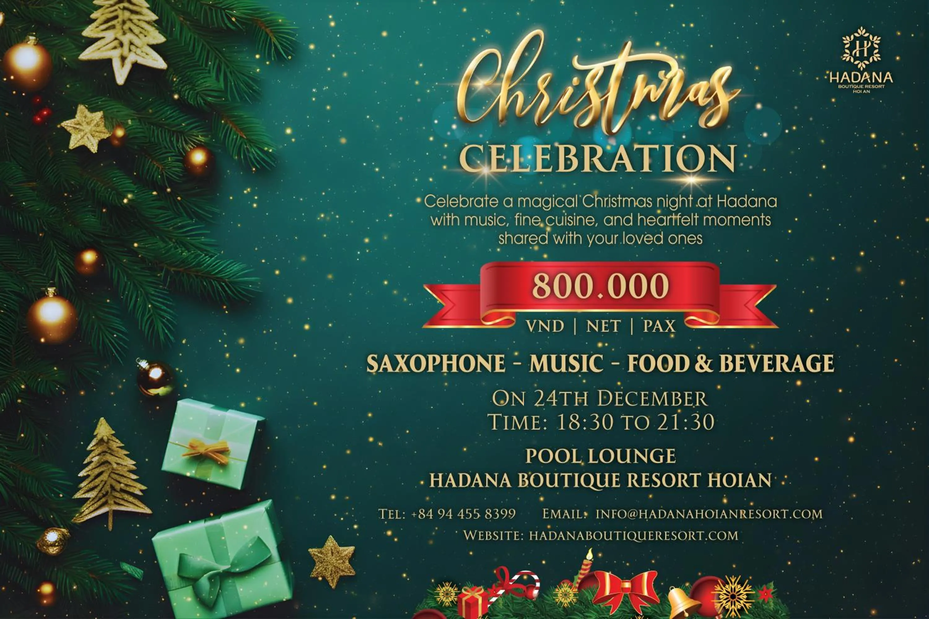 Senior Double Room with Balcony and Pool View in Hadana Boutique Resort Hoi An