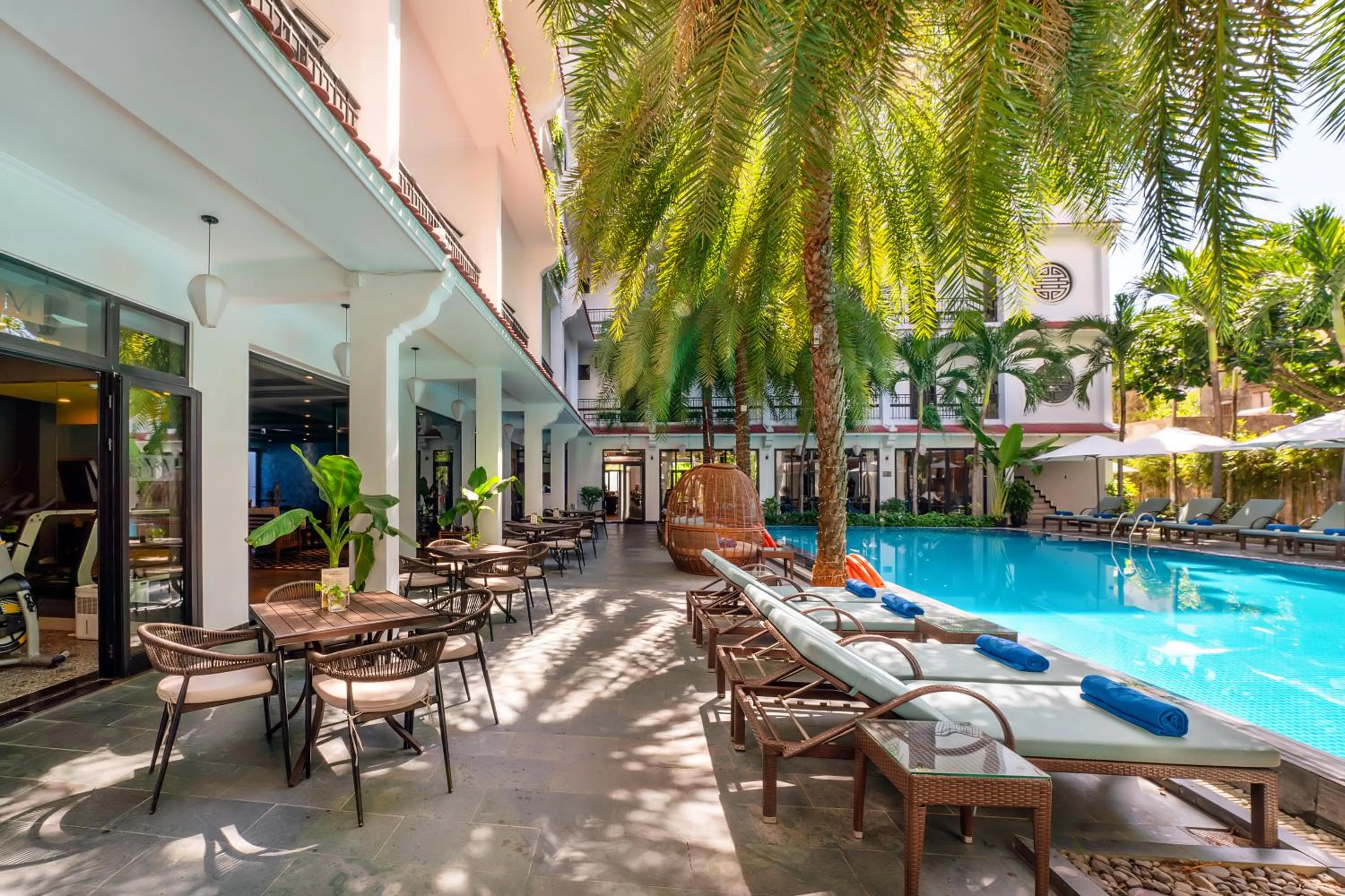 Patio in Hadana Boutique Resort Hoi An