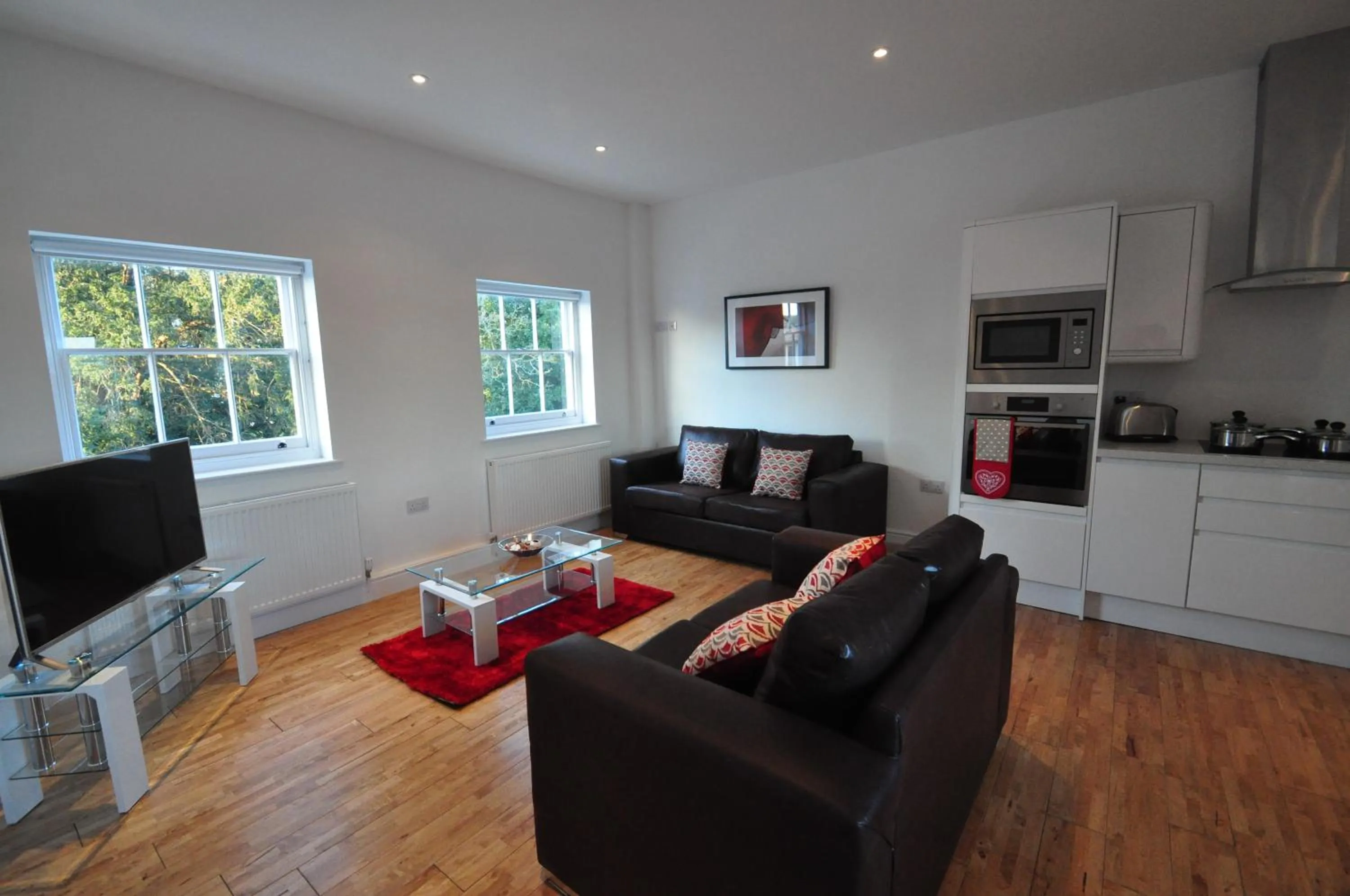 Living room, Seating Area in Andover Apartments
