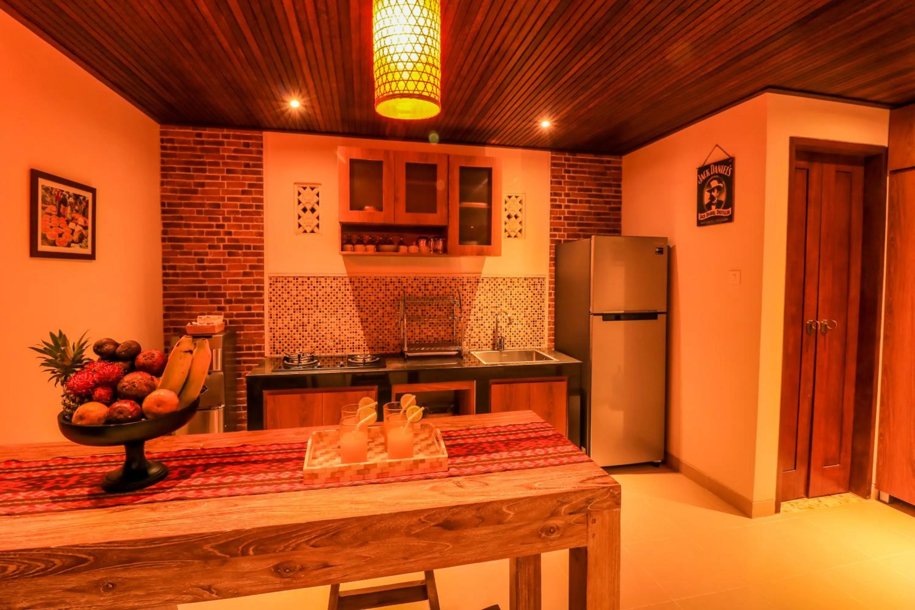 Kitchen or kitchenette in Taman Amertha Villas by Maha Bali