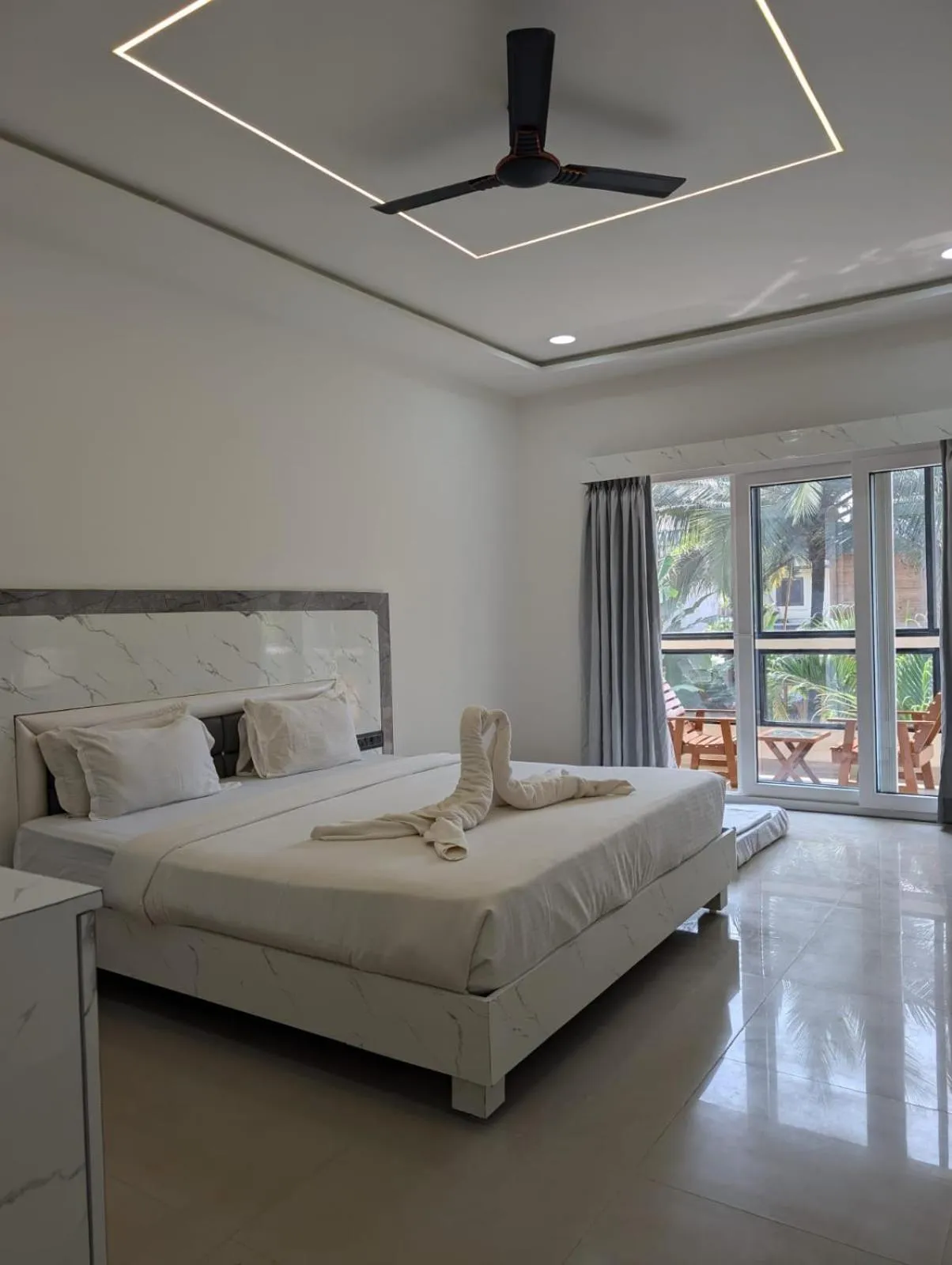 Bedroom, Bed in Shaan Coco Palms Beach Resort