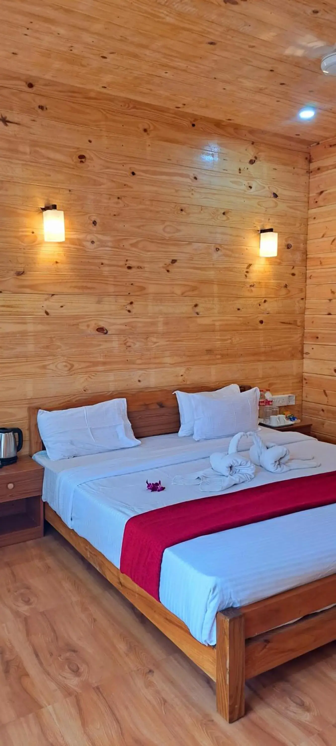 Bed in Shaan Coco Palms Beach Resort Bed in Shaan Coco Palms Beach Resort