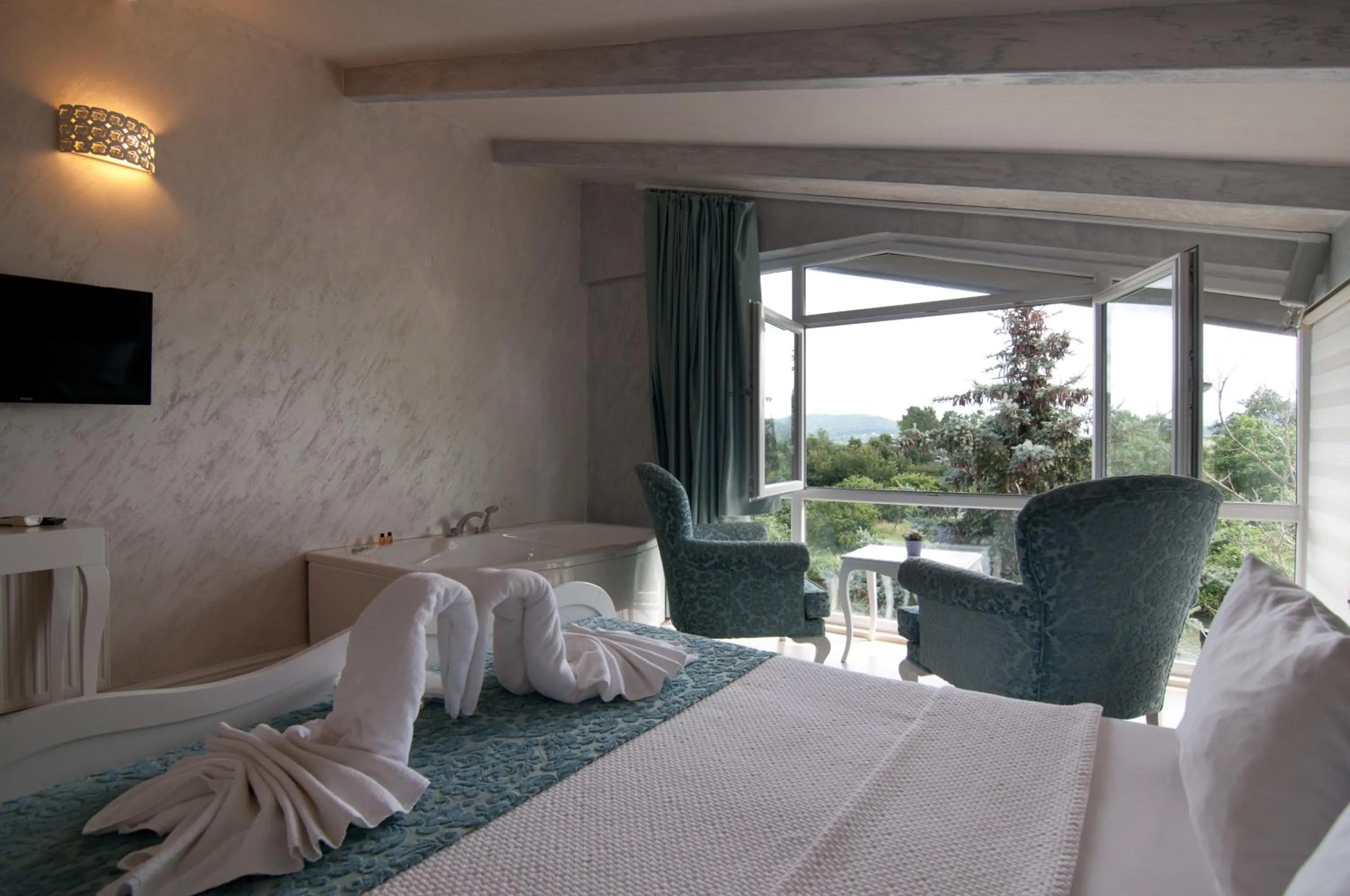 Bed in Agva Nehir Evi - Adult Only