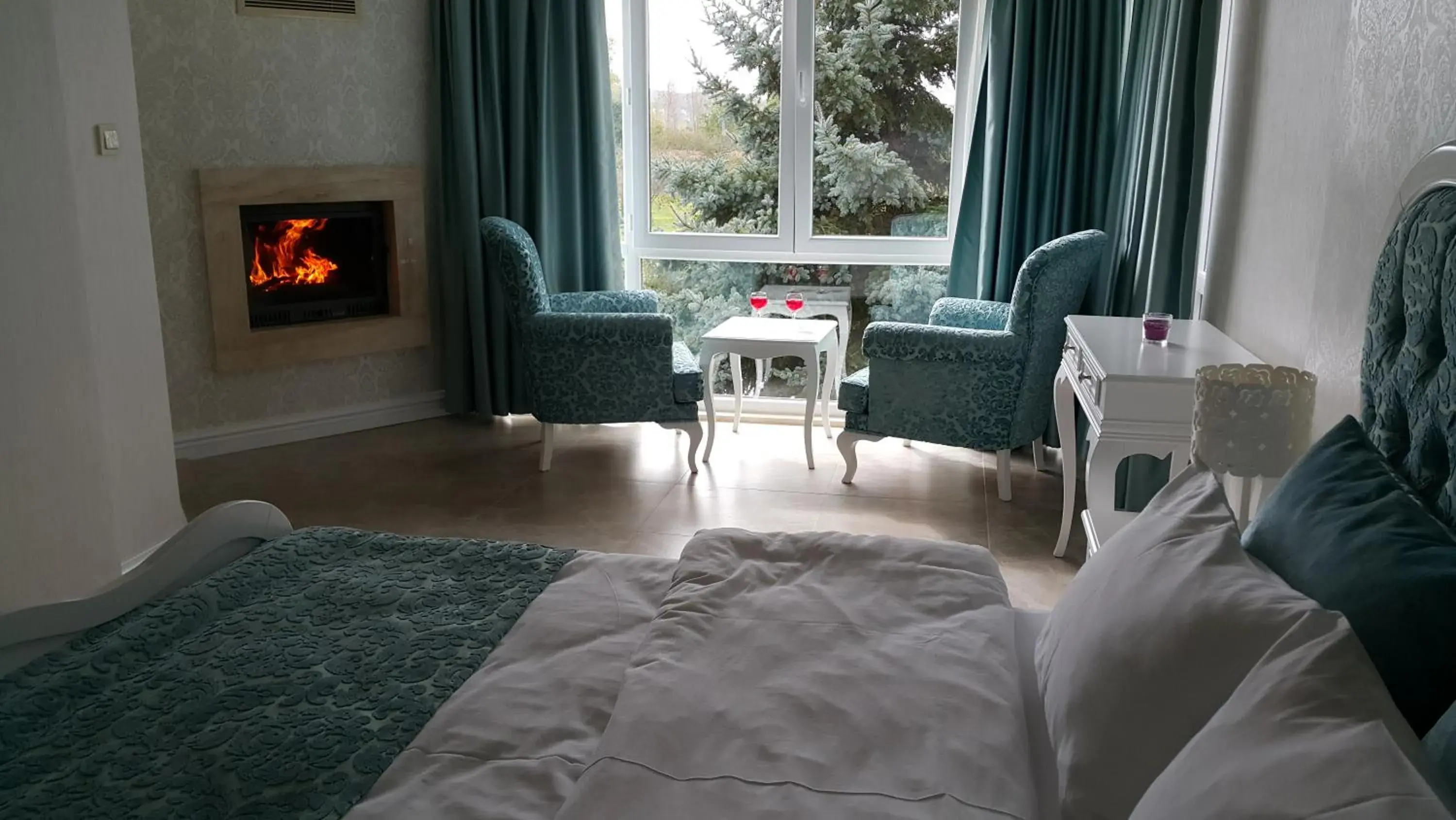 Double Room with Fireplace in Agva Nehir Evi - Adult Only Double Room with Fireplace in Agva Nehir Evi - Adult Only