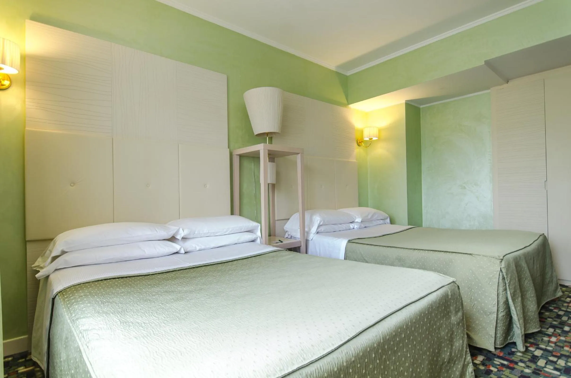 Bed in Hotel Ovidius