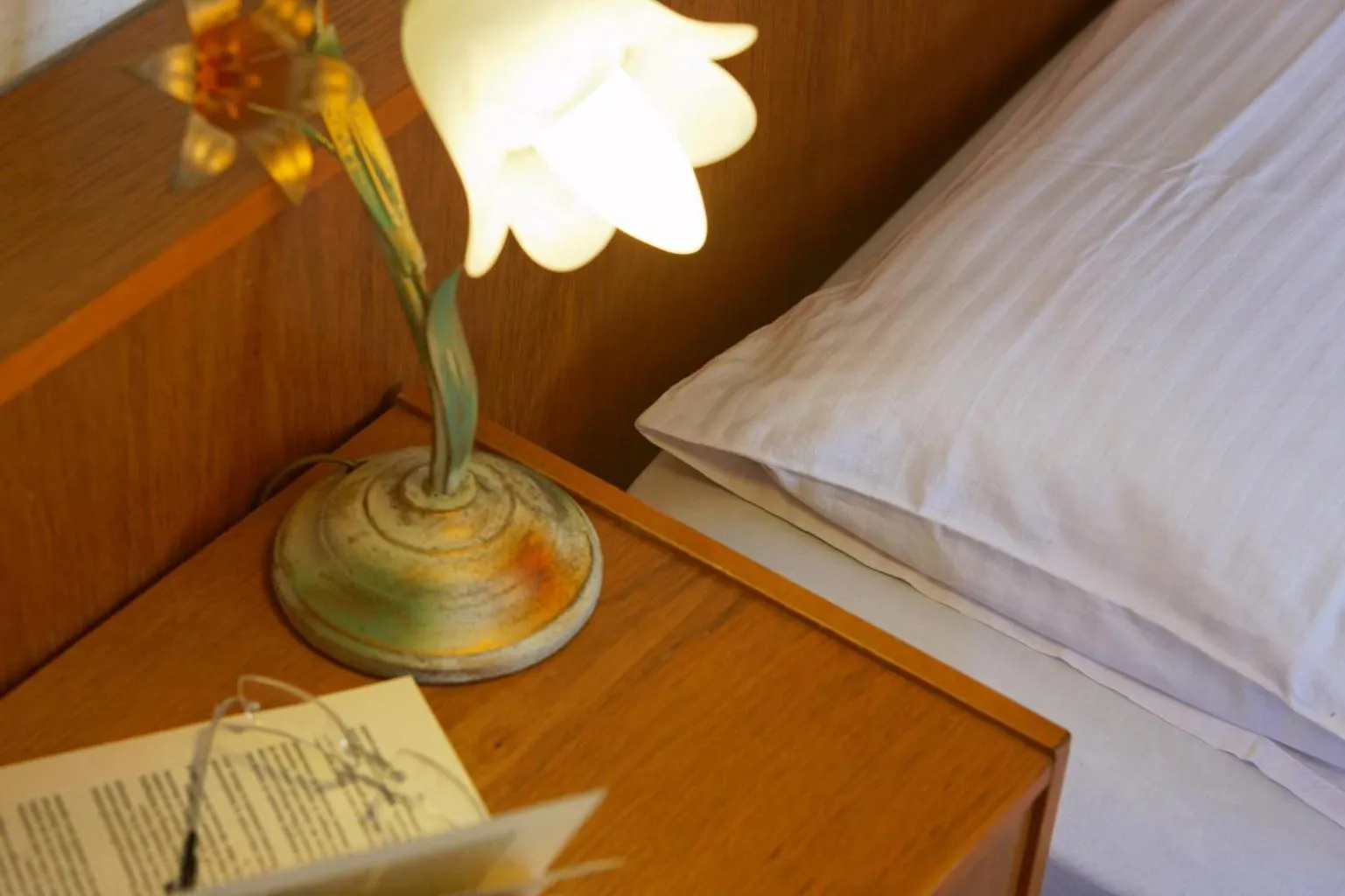 Decorative detail, Bed in Hotel Genziana