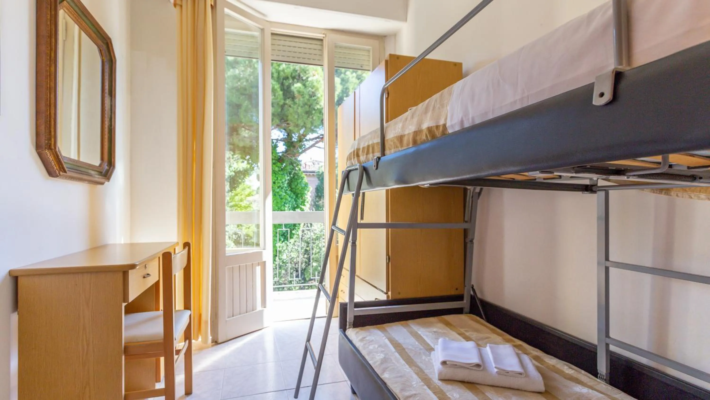 Bed in Hotel Parco Fellini