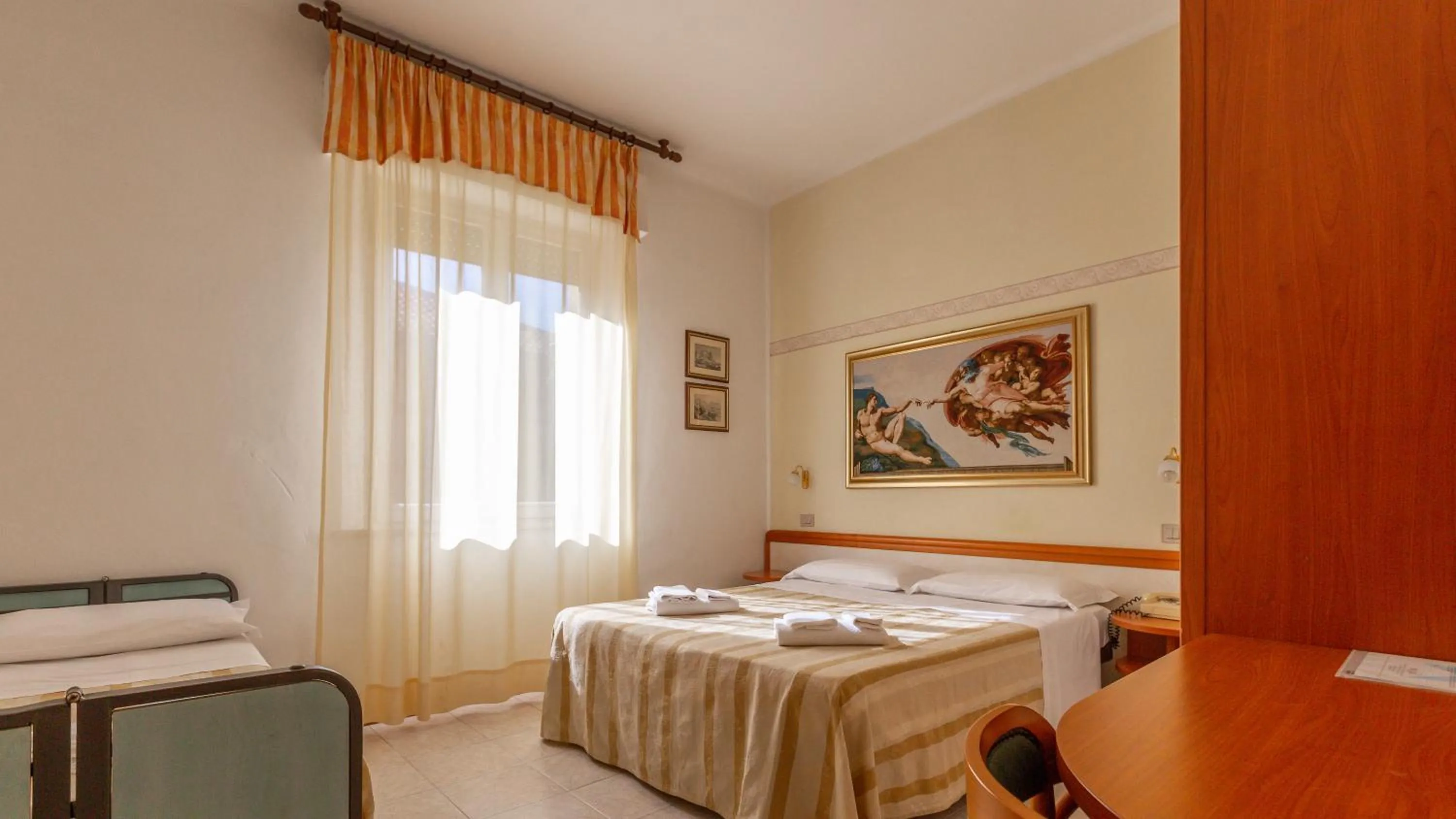 Bed in Hotel Parco Fellini