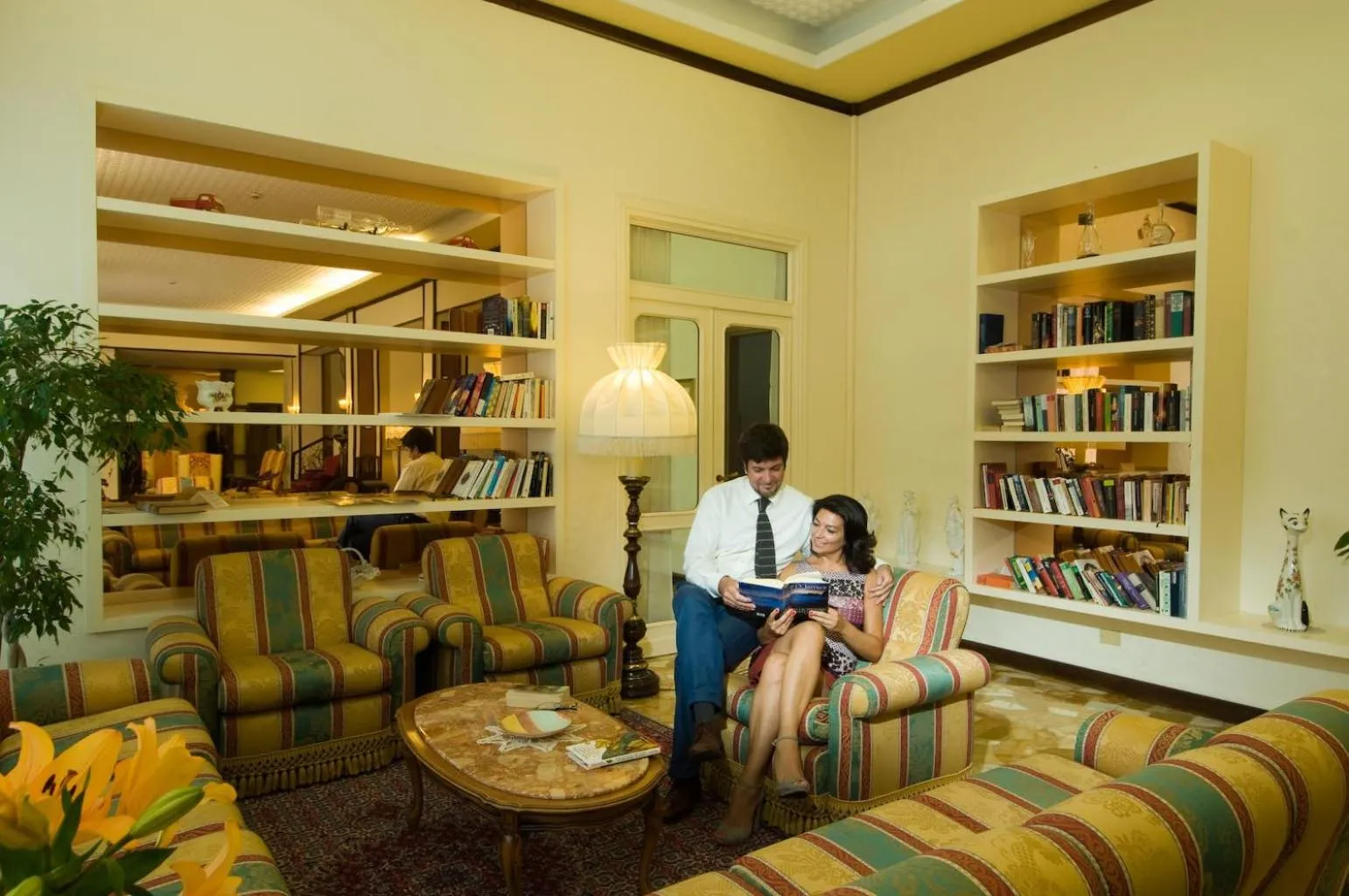 Library in Hotel Abano Astoria
