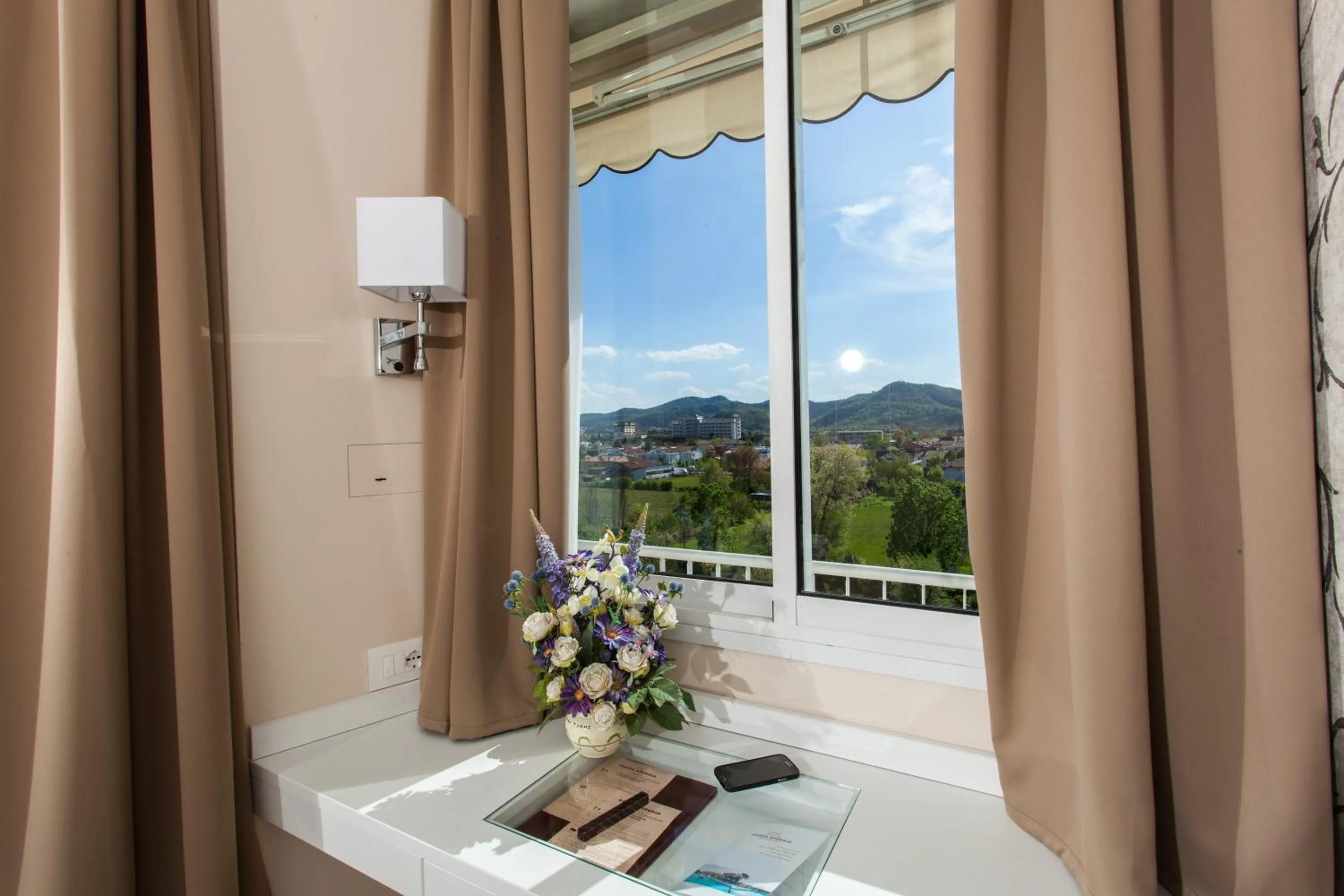 Mountain view in Hotel Abano Astoria