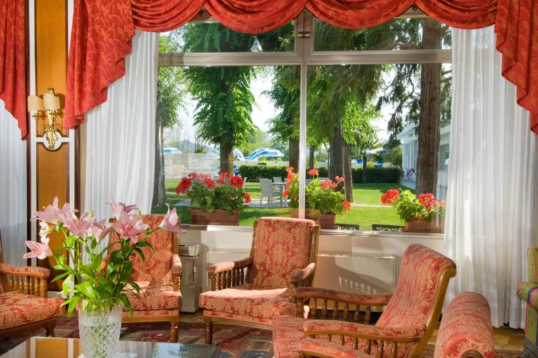 Garden in Hotel Abano Astoria