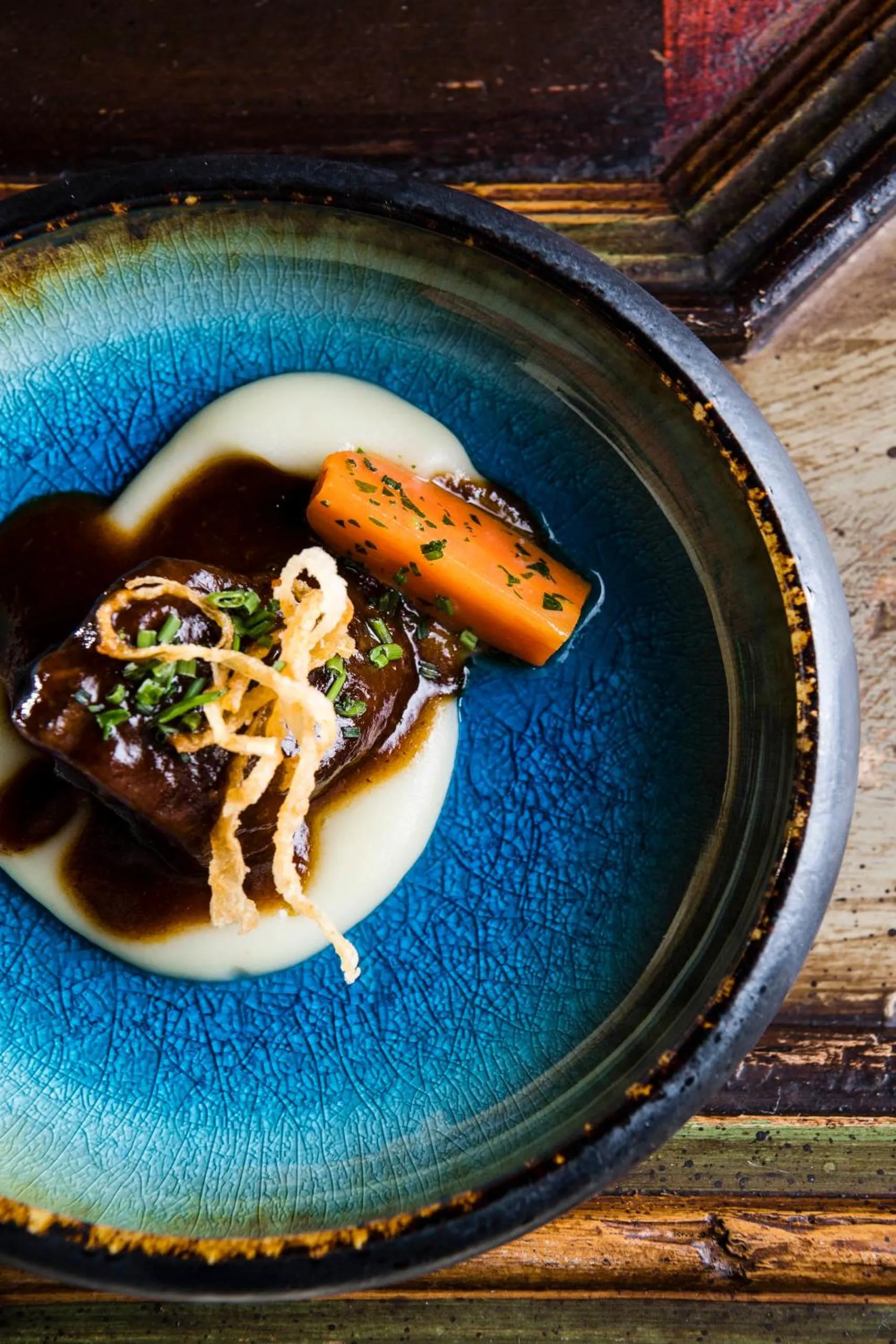 Food close-up in Romantik Hotel & Restaurant Stafler