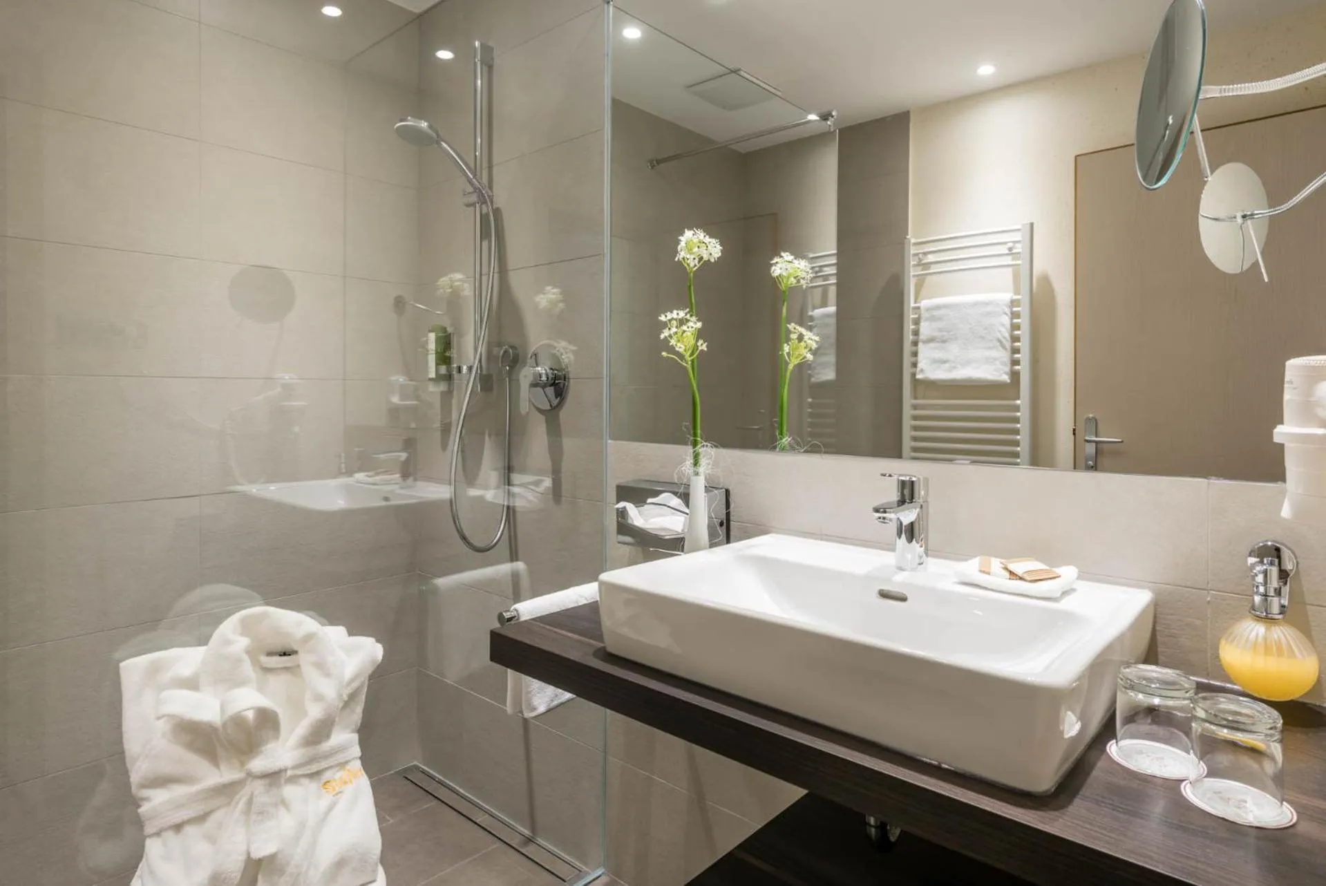 Bathroom in Romantik Hotel & Restaurant Stafler