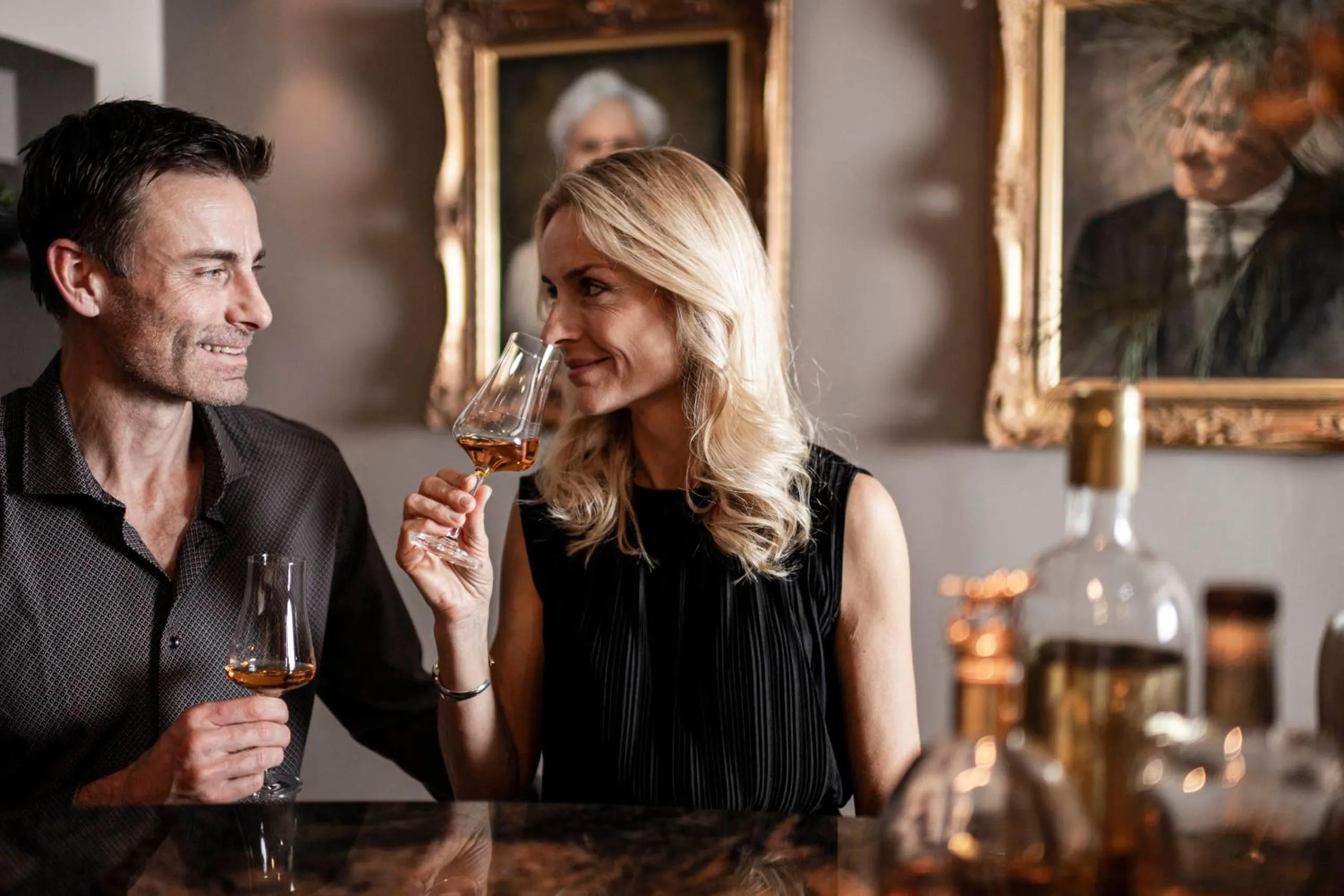 Lounge or bar in Romantik Hotel & Restaurant Stafler