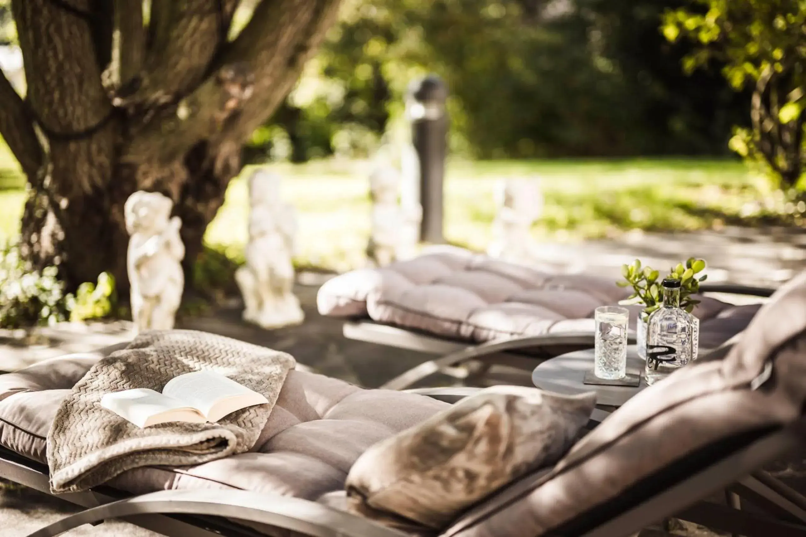 Garden view in Romantik Hotel & Restaurant Stafler Garden view in Romantik Hotel & Restaurant Stafler