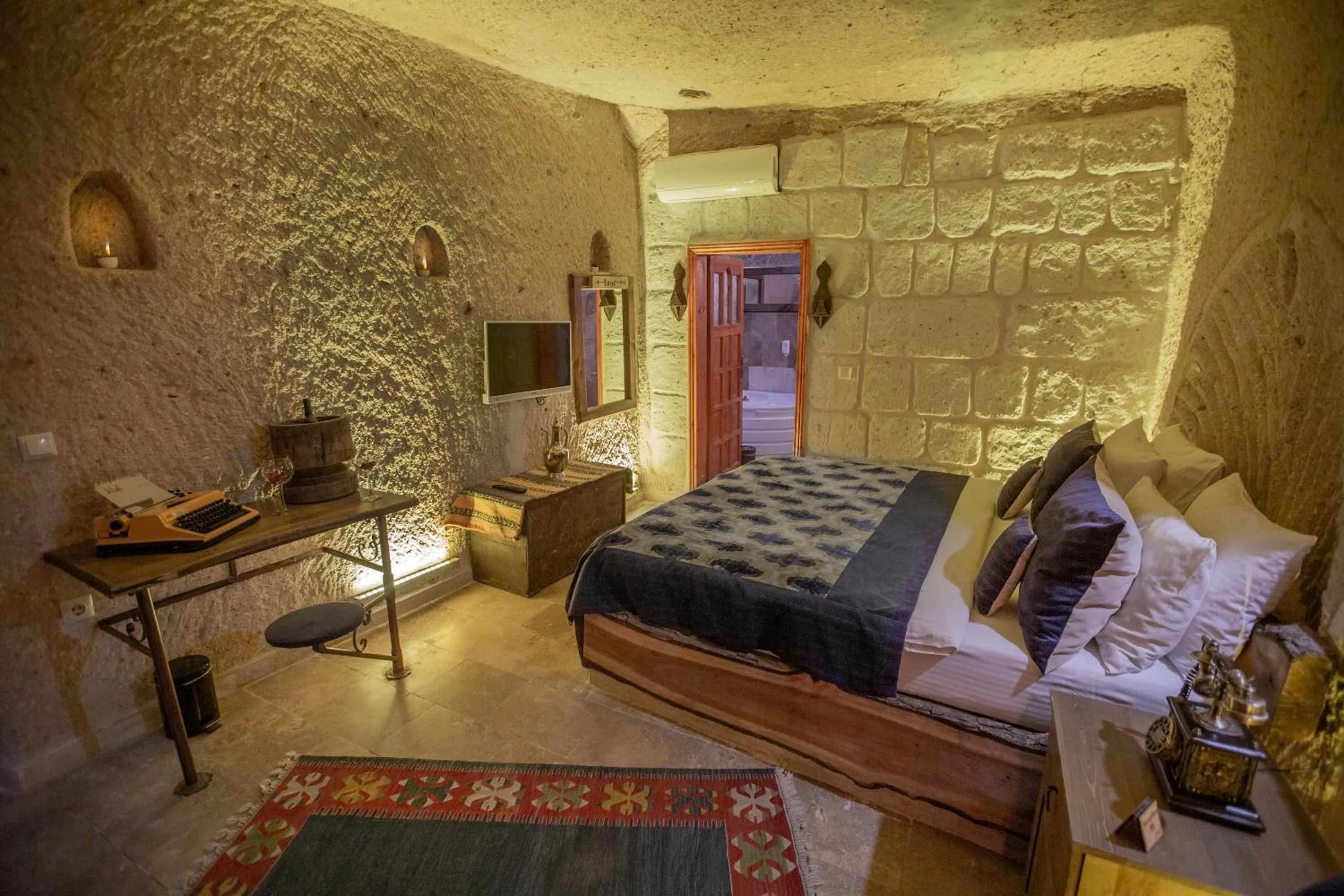 Bed in Wish Cappadocia Luxury Boutique Chain Hotels
