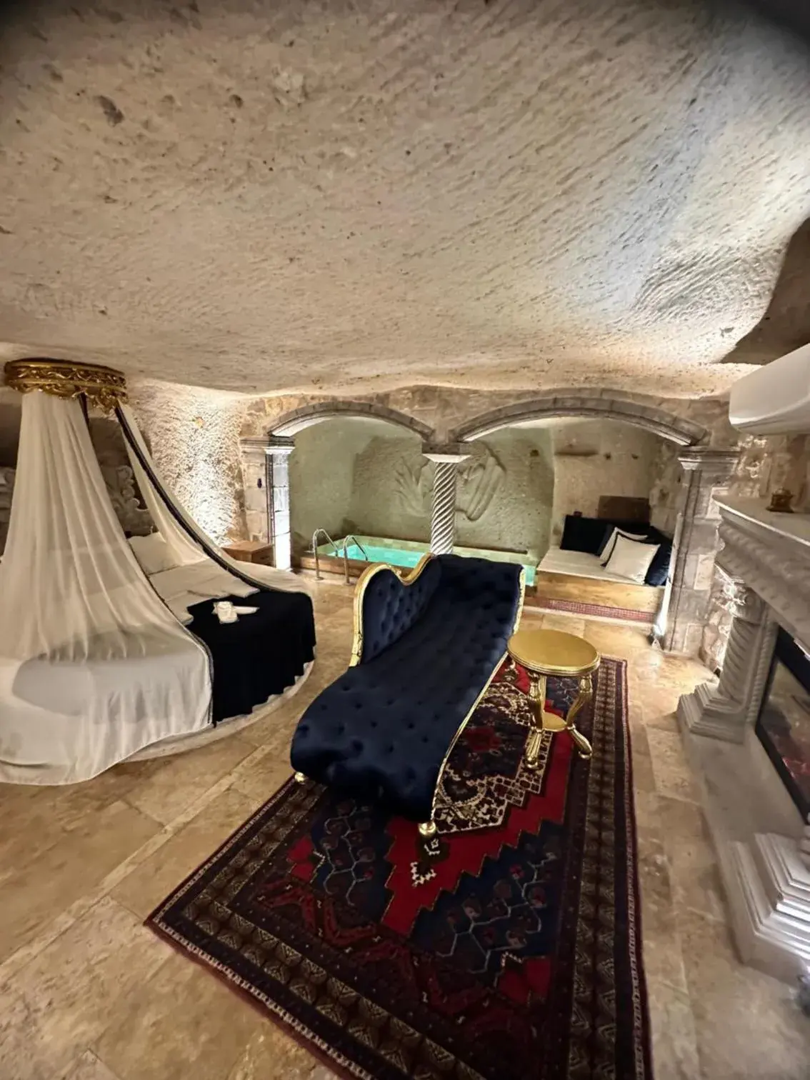 Luxury Cave Room with Private Pool and Turkish Bath in Wish Cappadocia Luxury Cave Room with Private Pool and Turkish Bath in Wish Cappadocia