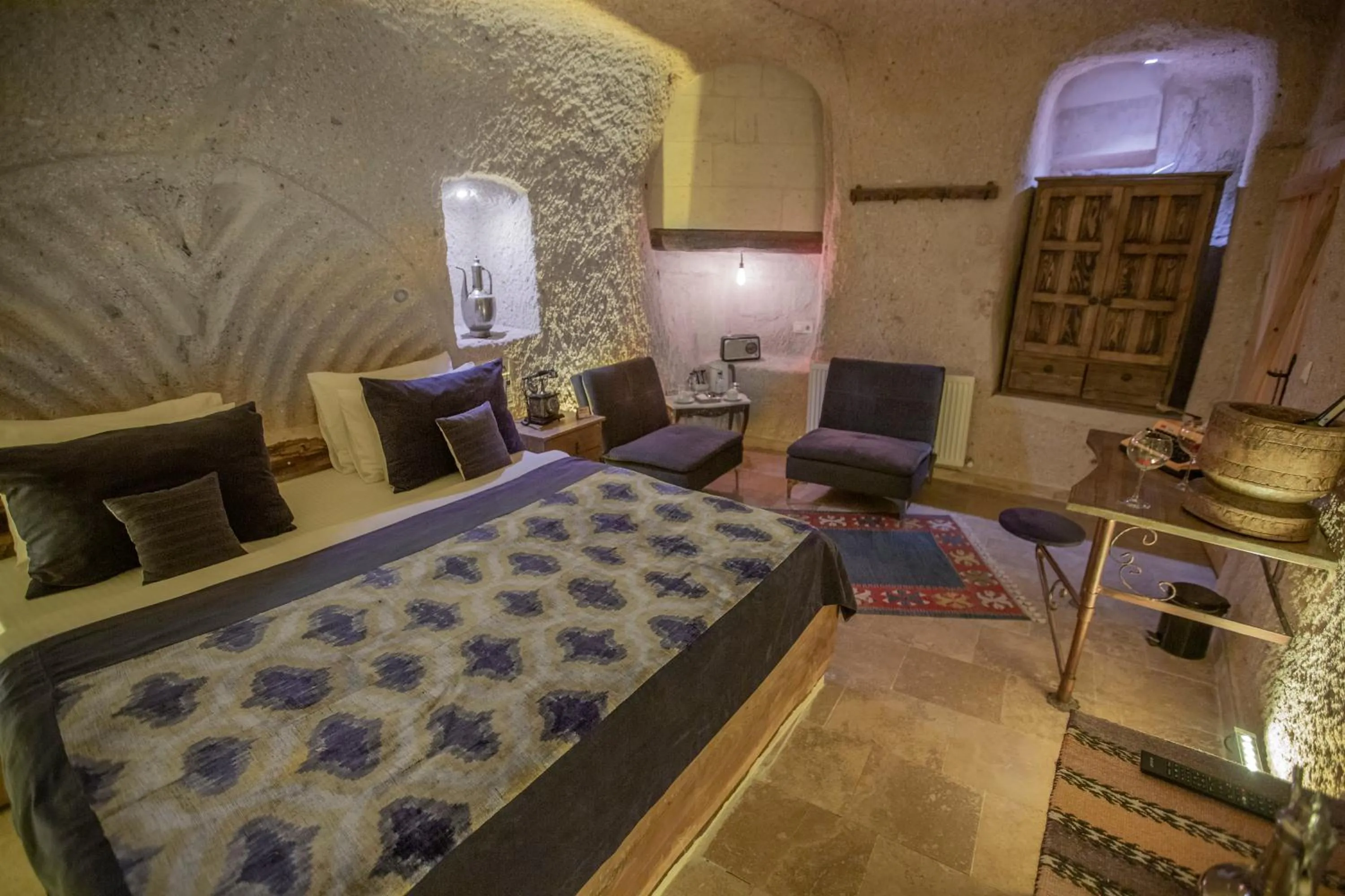 Bed in Wish Cappadocia Luxury Boutique Chain Hotels
